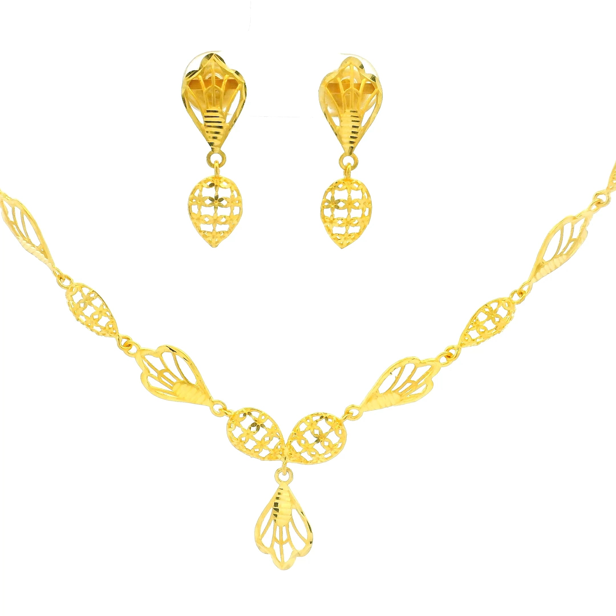 Gold Necklace Set