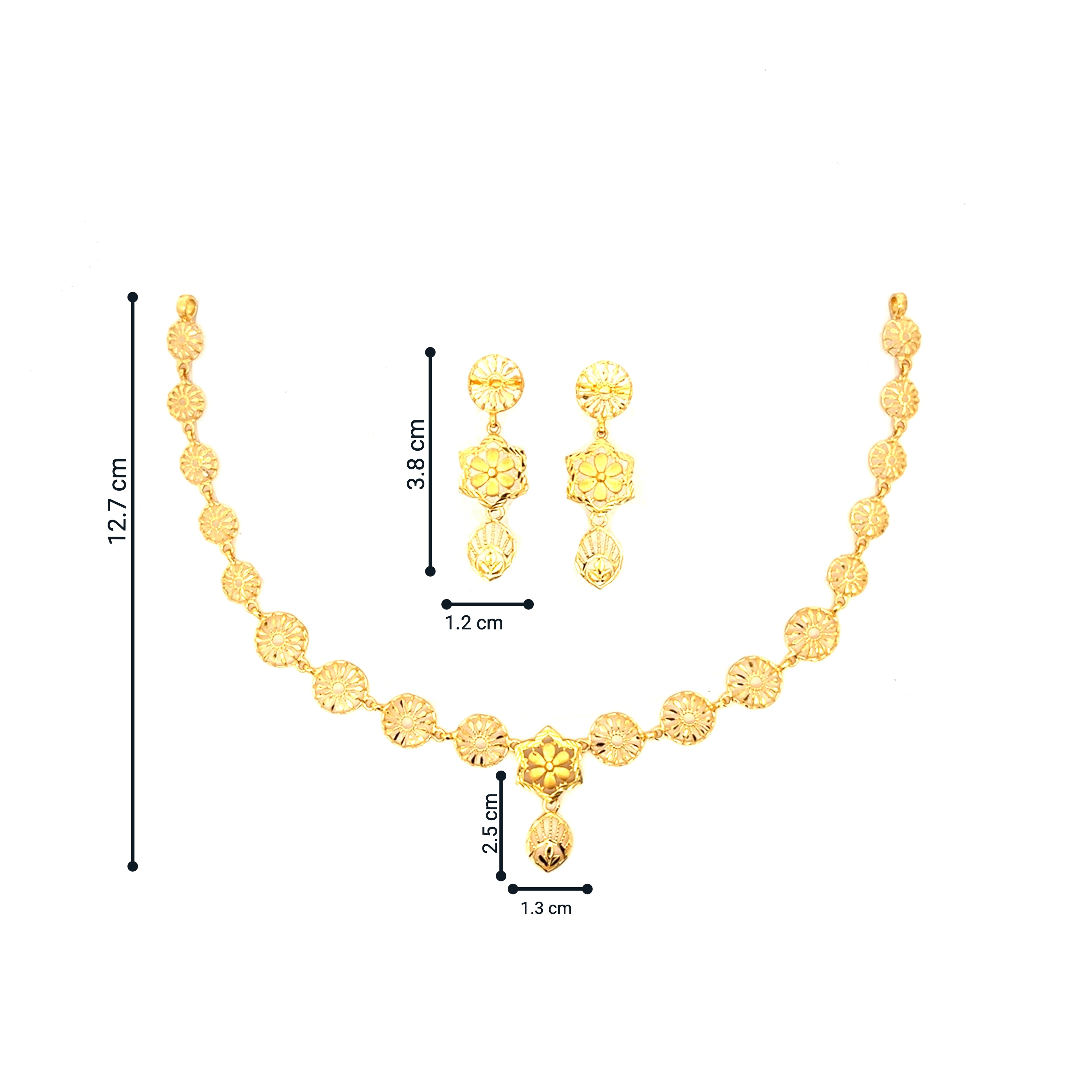 Gold Necklace Set
