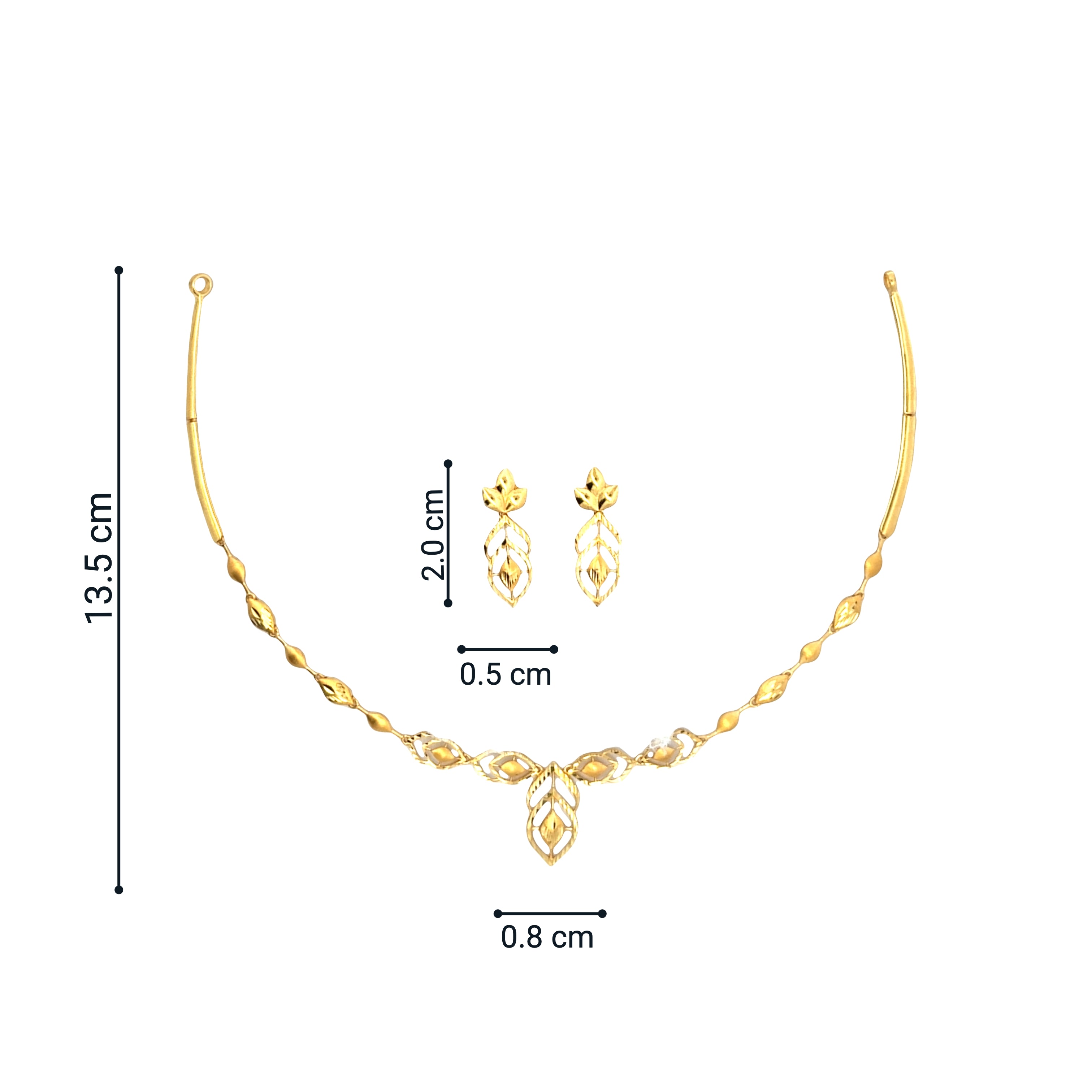 Gold Necklace Set