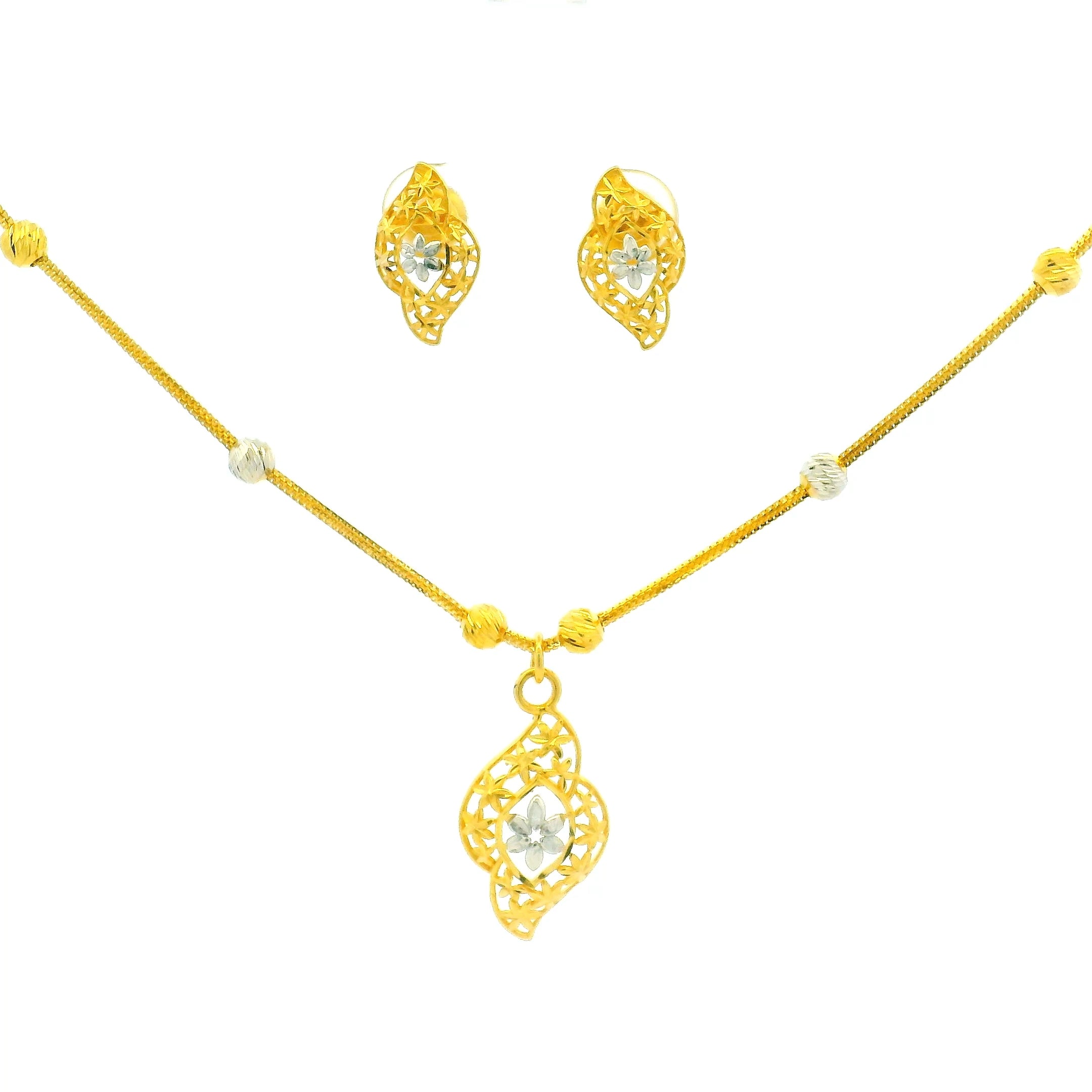 Gold Necklace Set