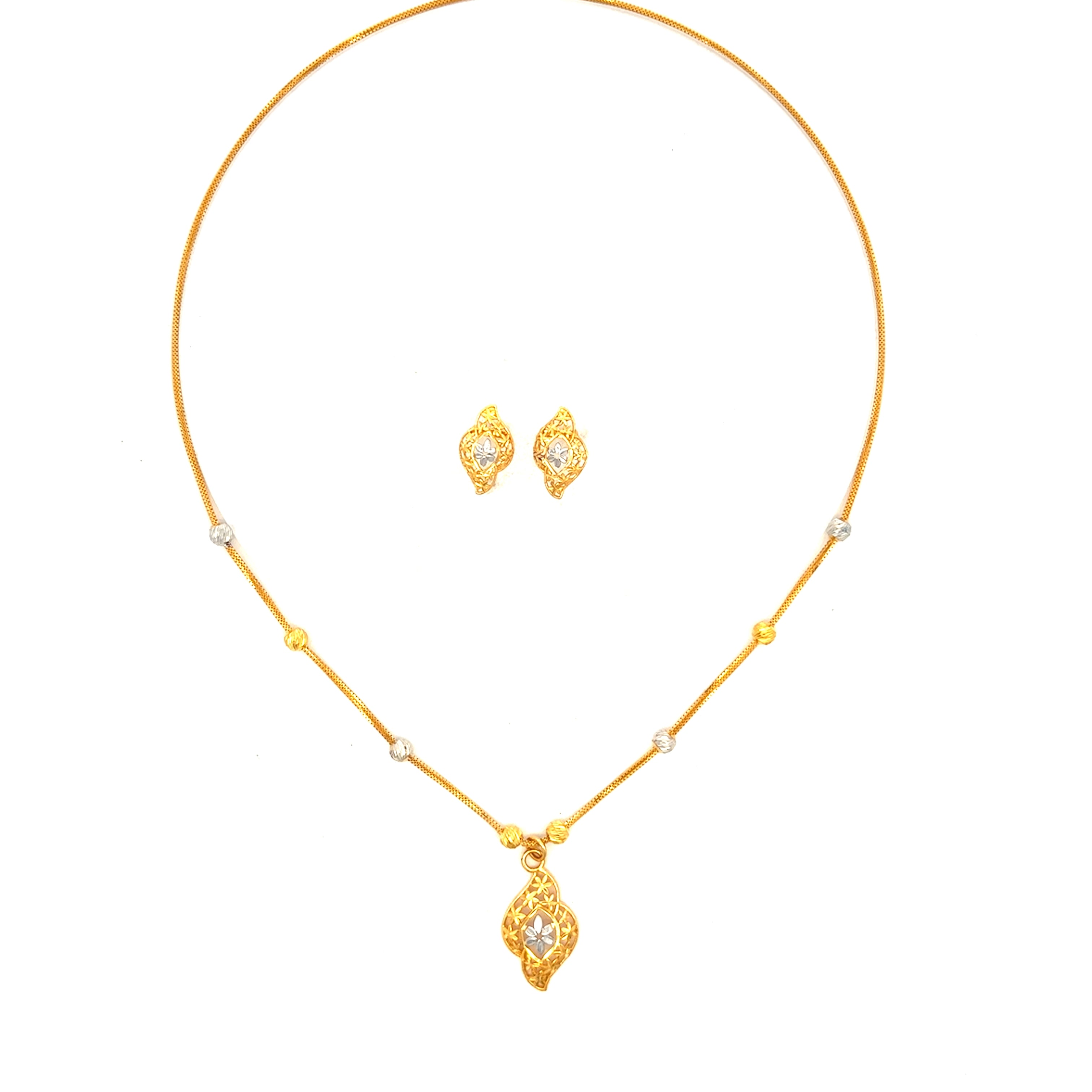 Gold Necklace Set