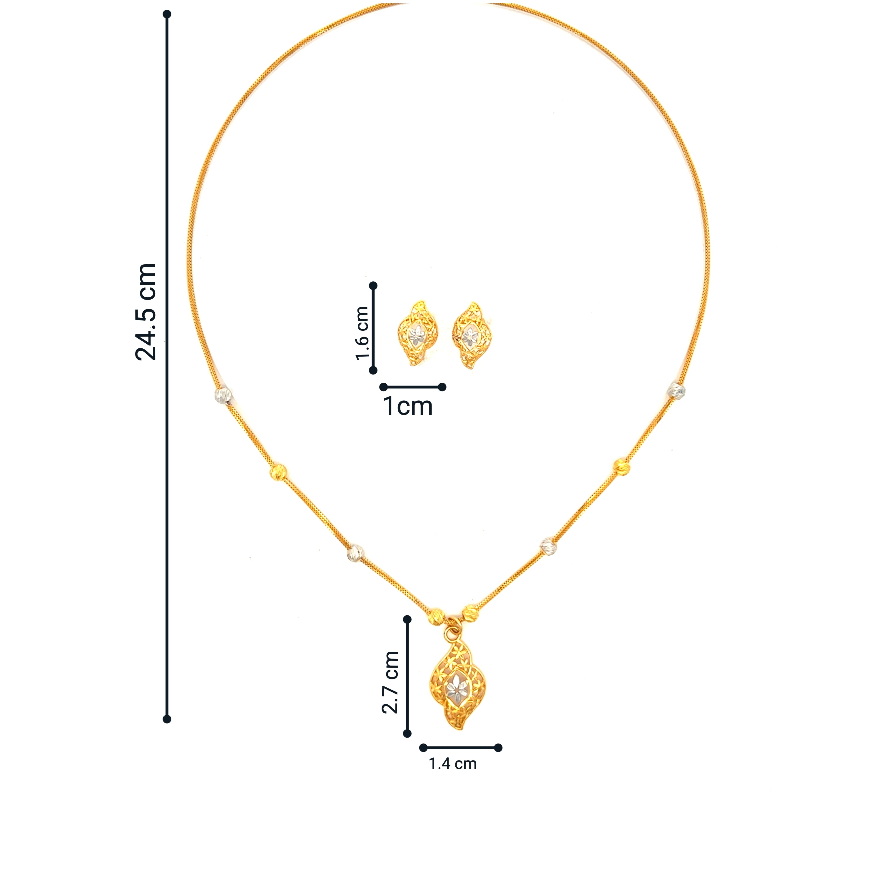 Gold Necklace Set