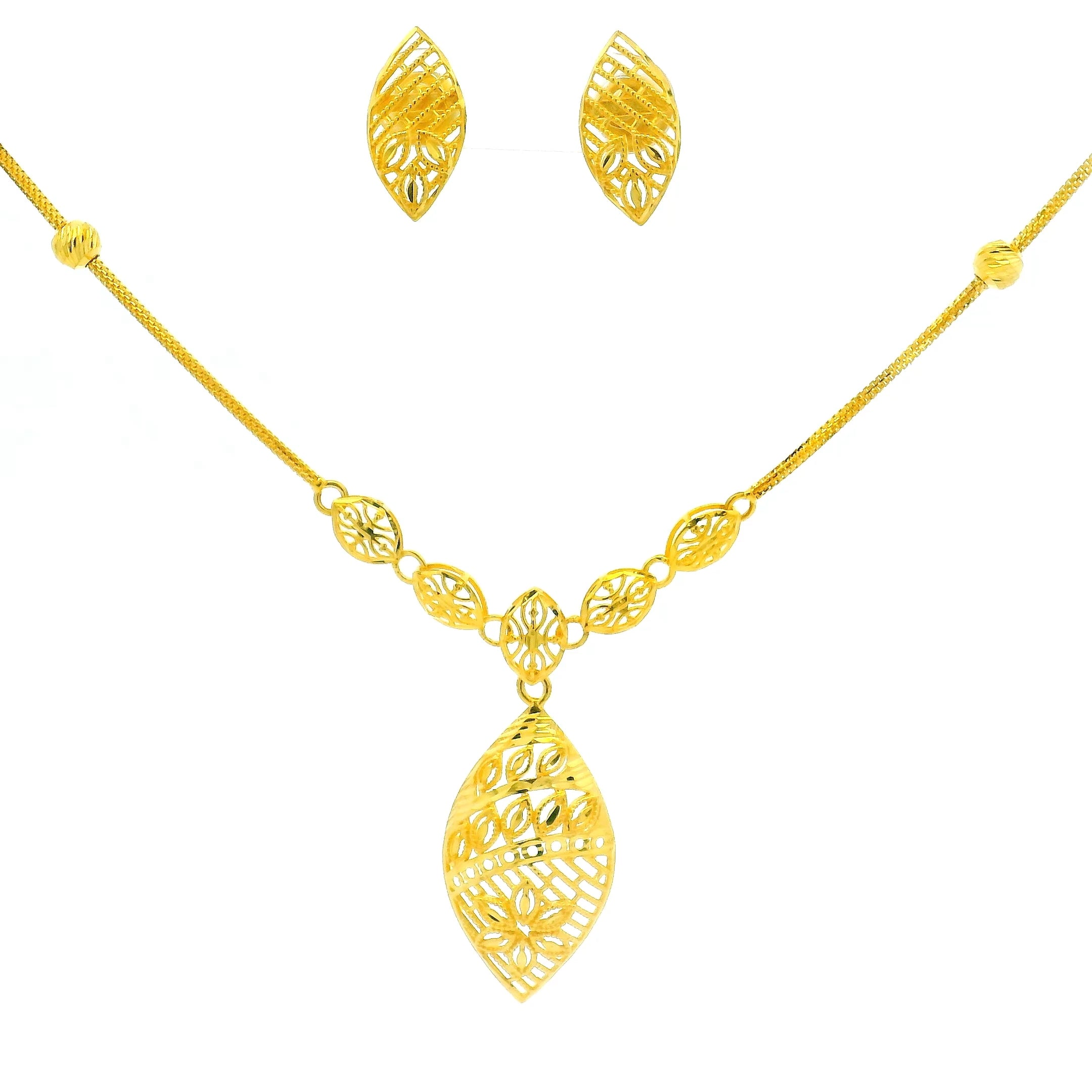 Gold Necklace Set