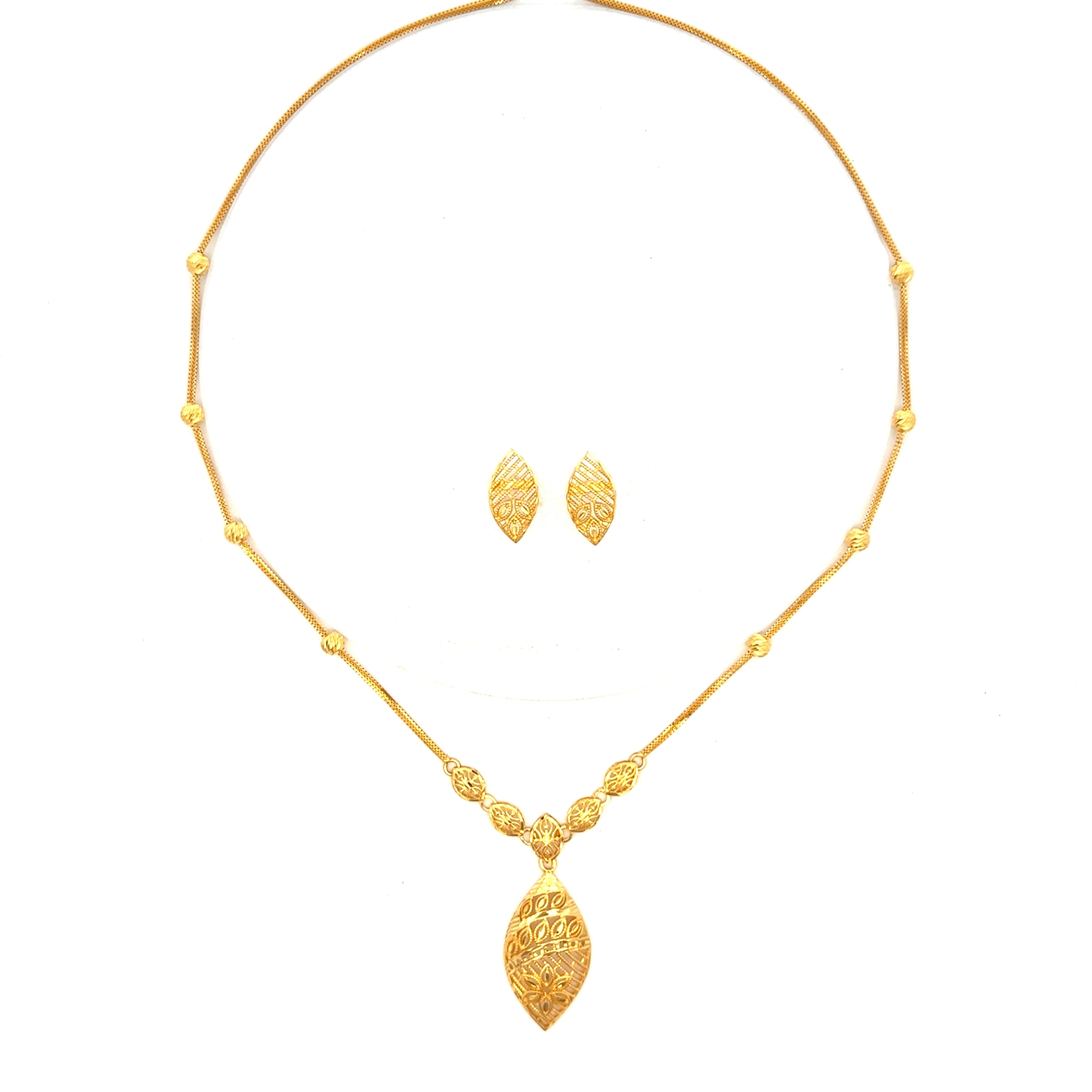 Gold Necklace Set