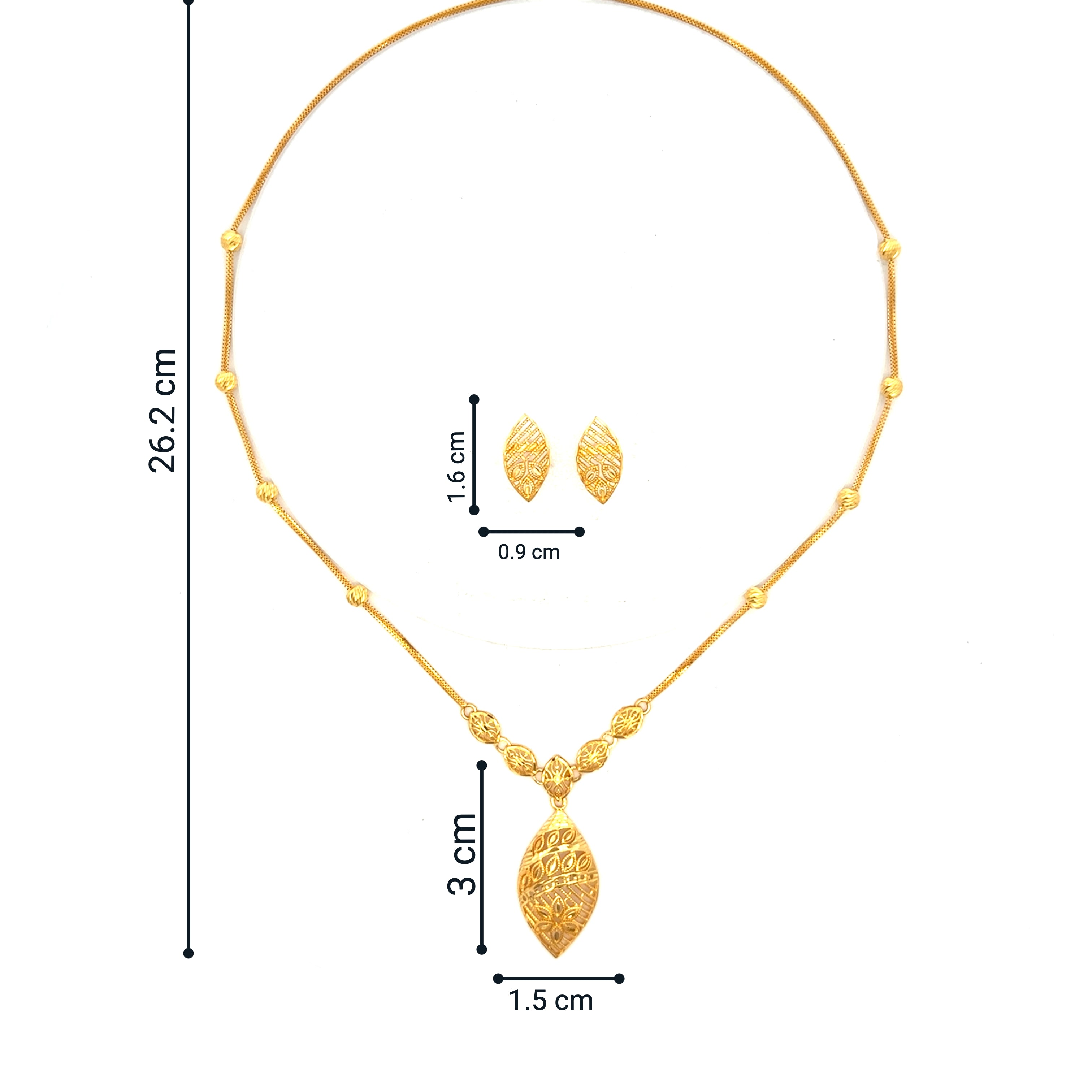Gold Necklace Set