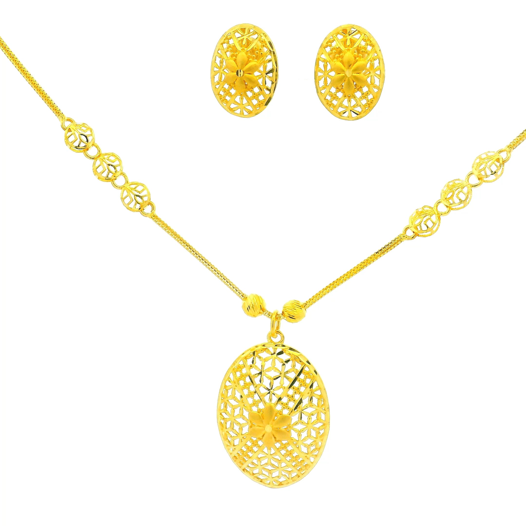 Gold Necklace Set