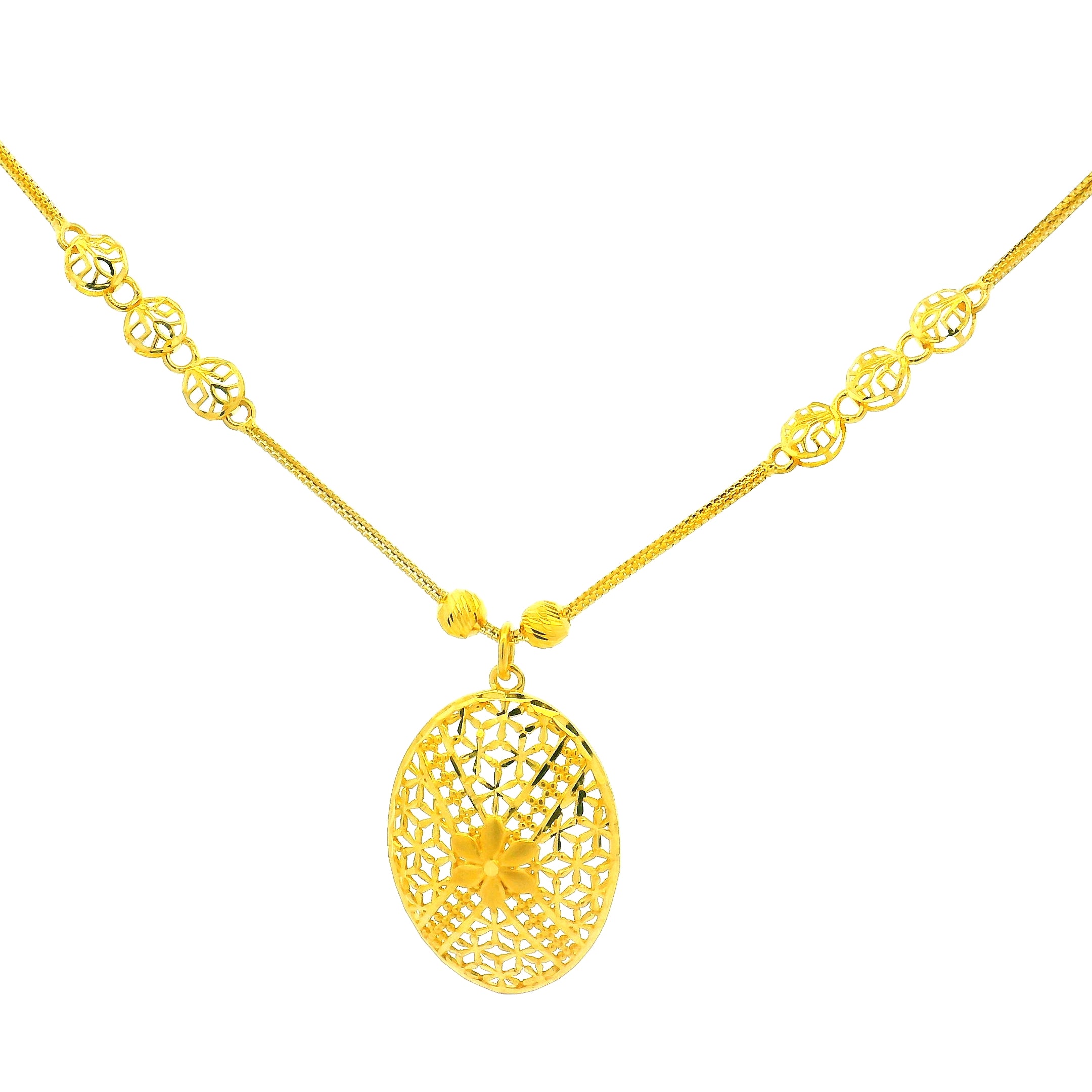 Gold Necklace Set