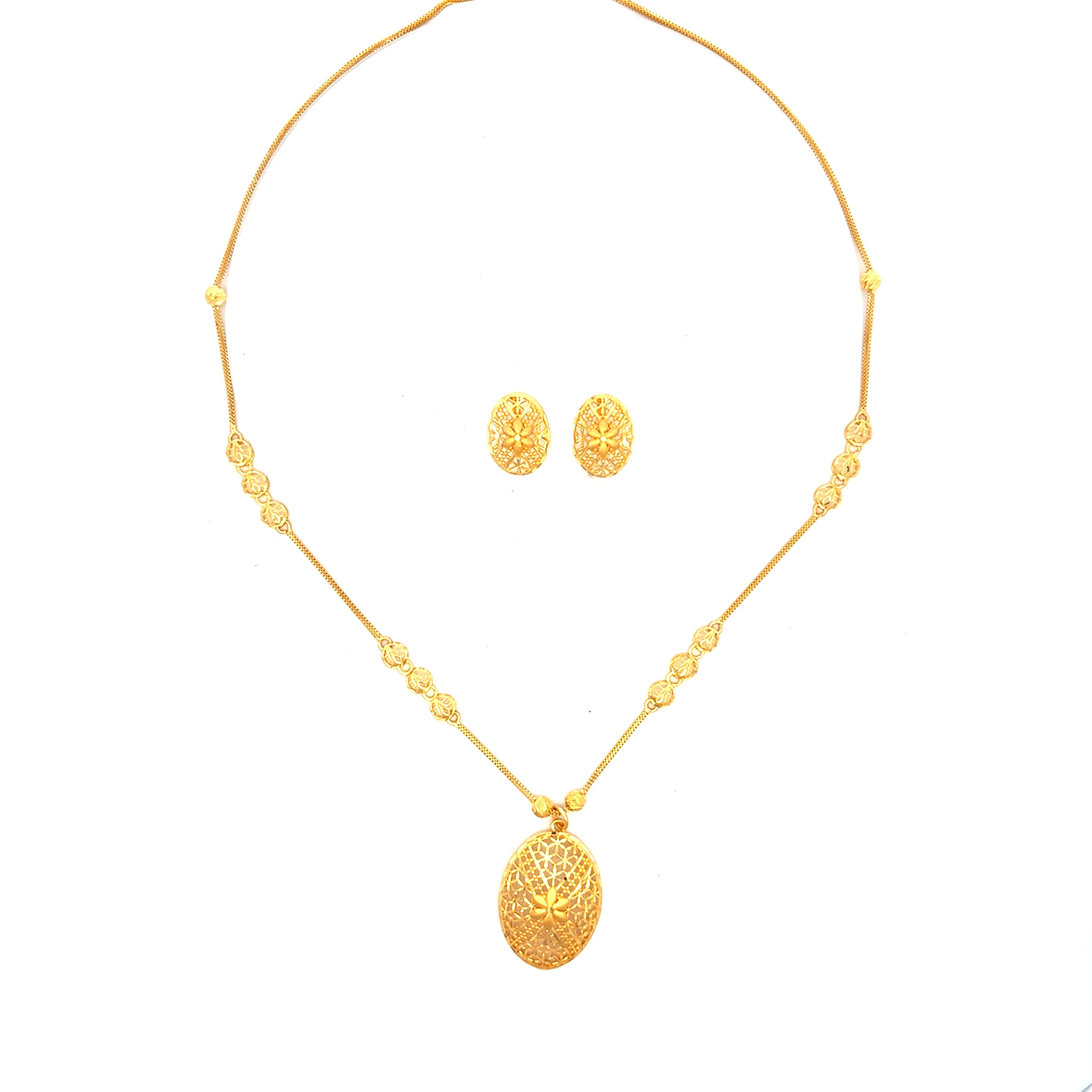 Gold Necklace Set