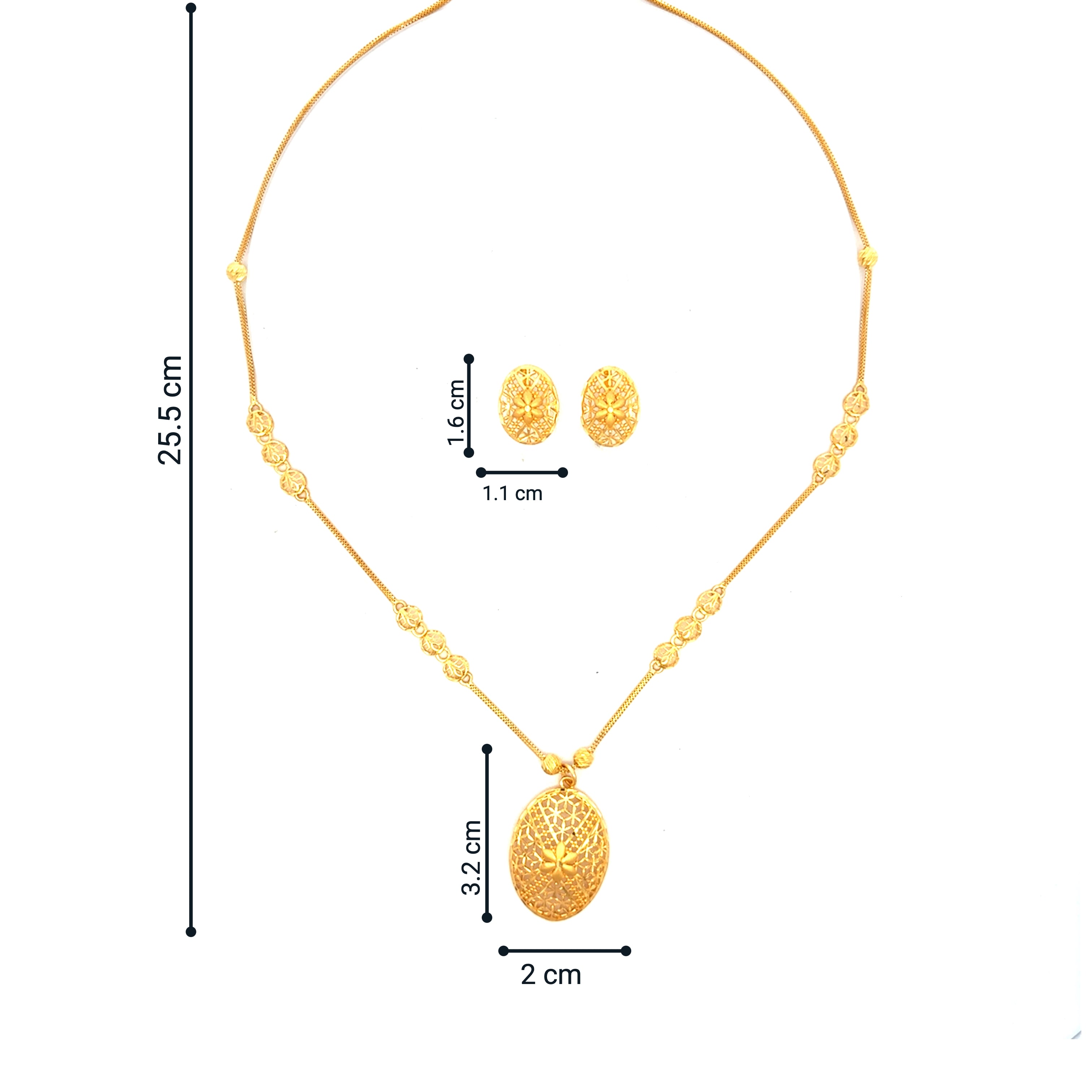 Gold Necklace Set
