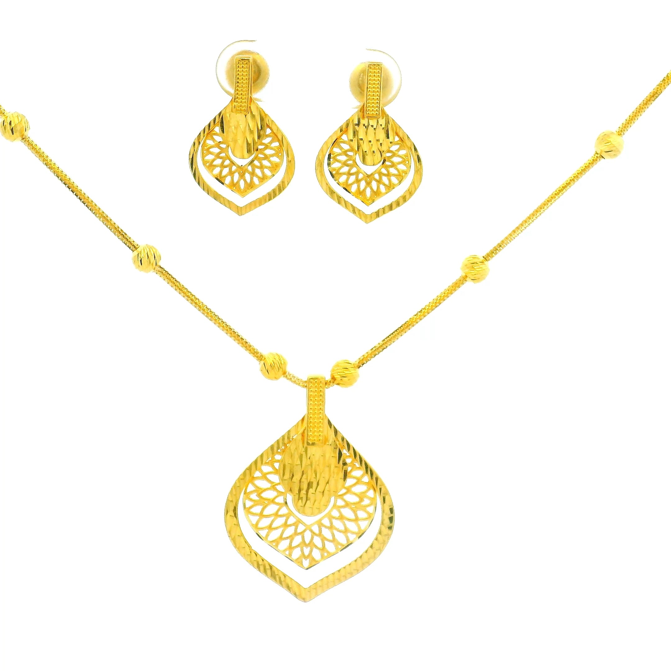 Gold Necklace Set