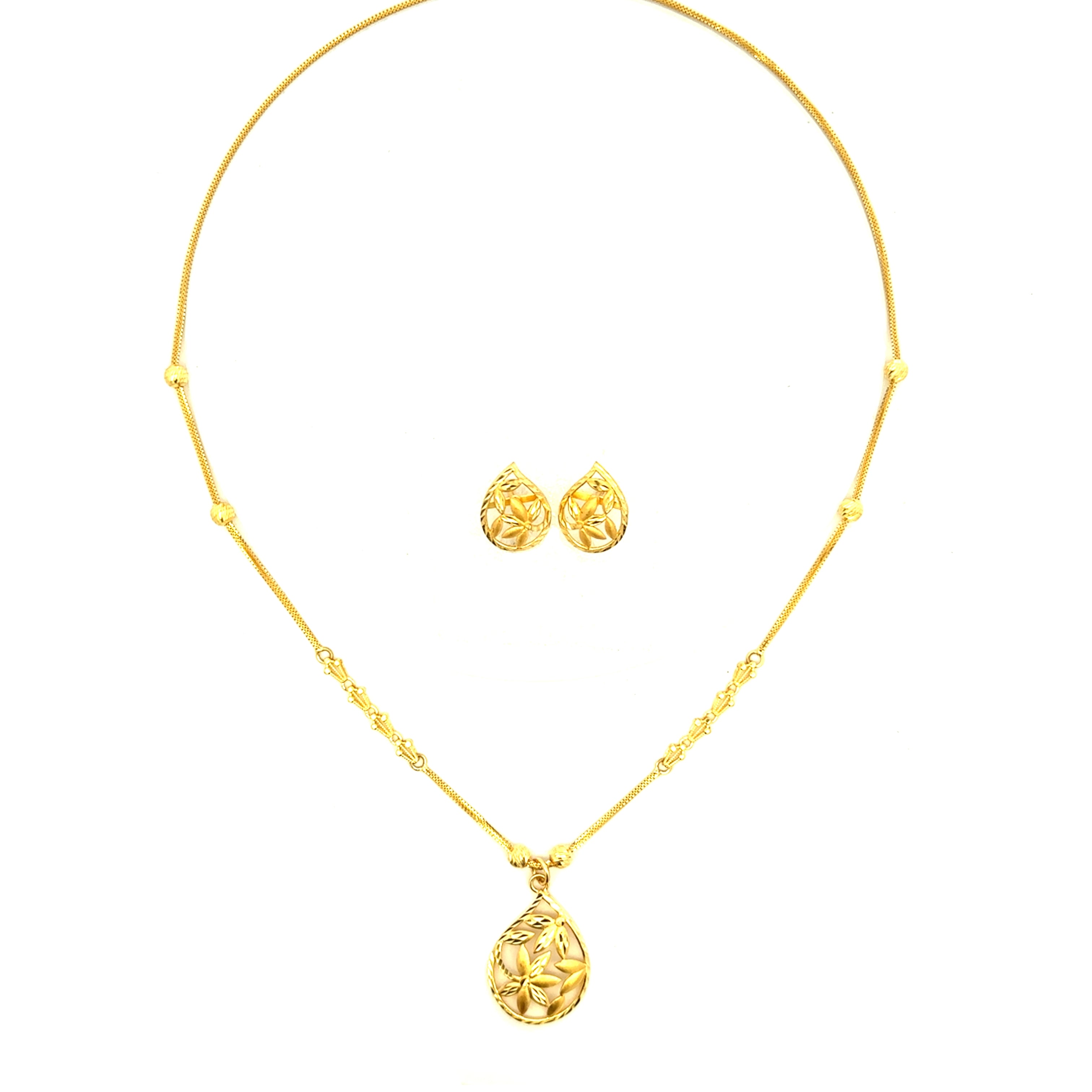Gold Necklace Set
