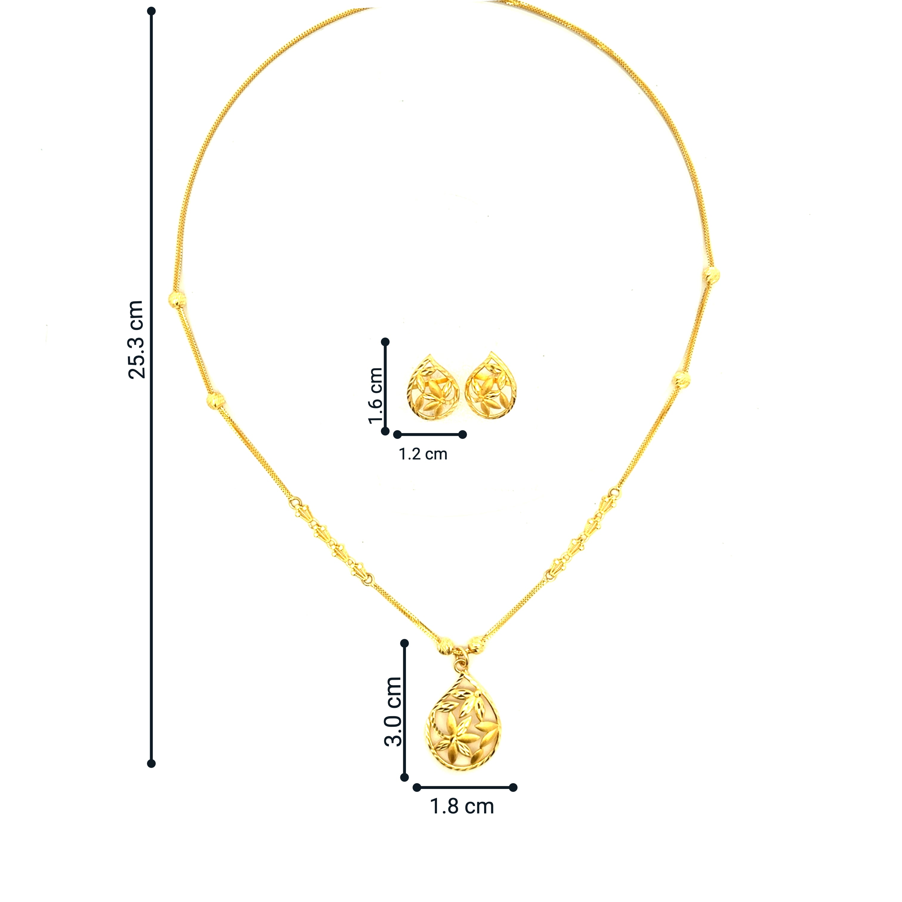 Gold Necklace Set