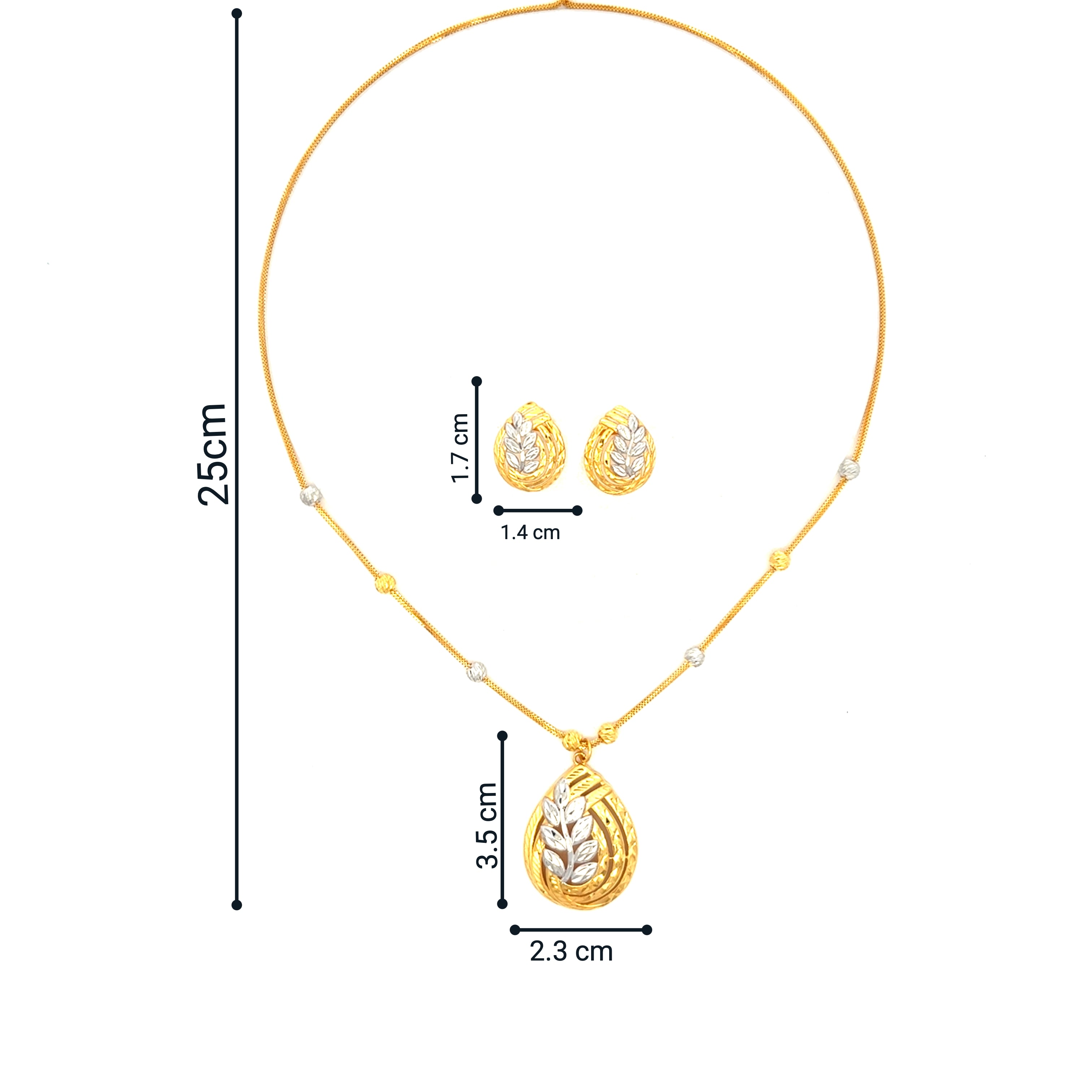 Gold Necklace Set