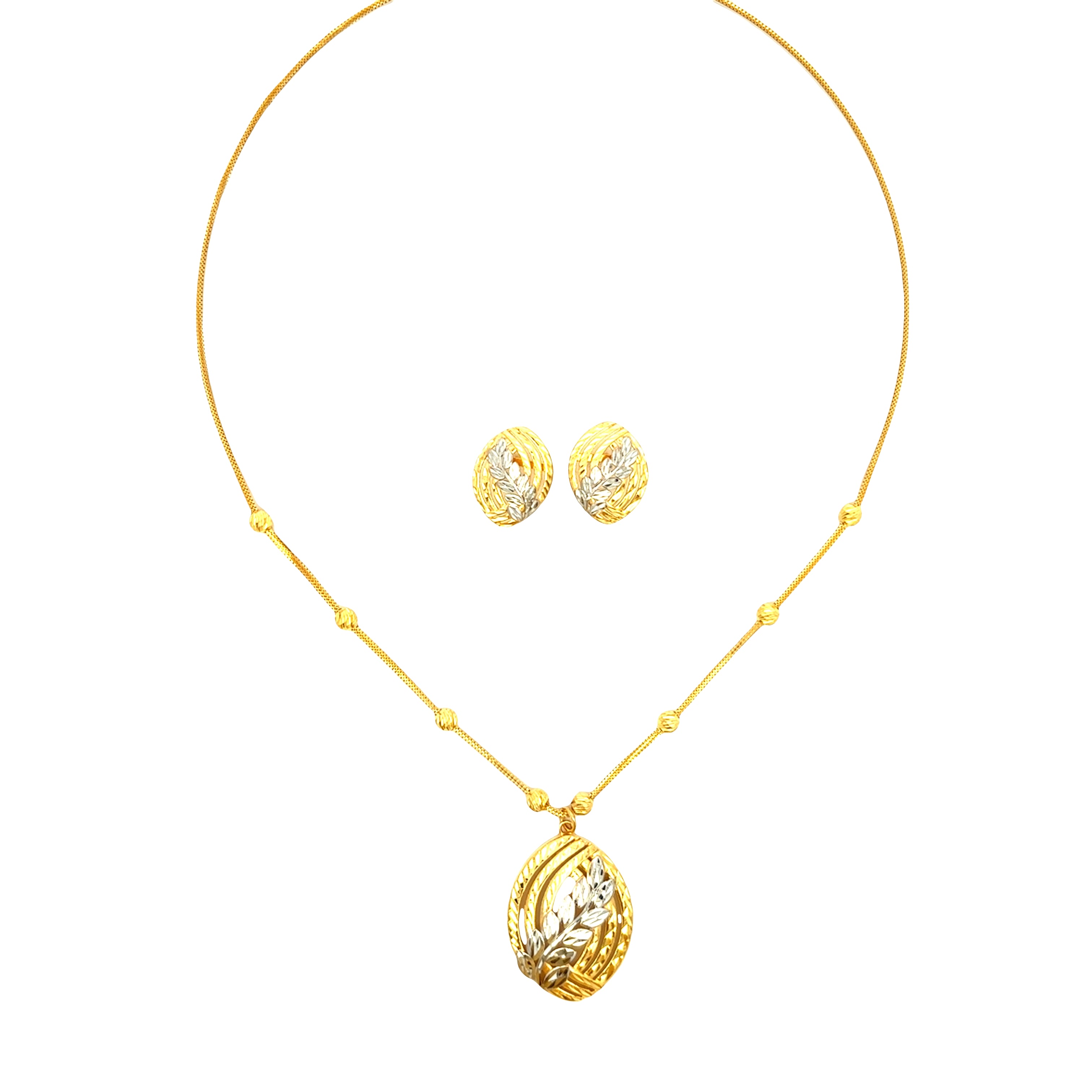 Gold Necklace Set