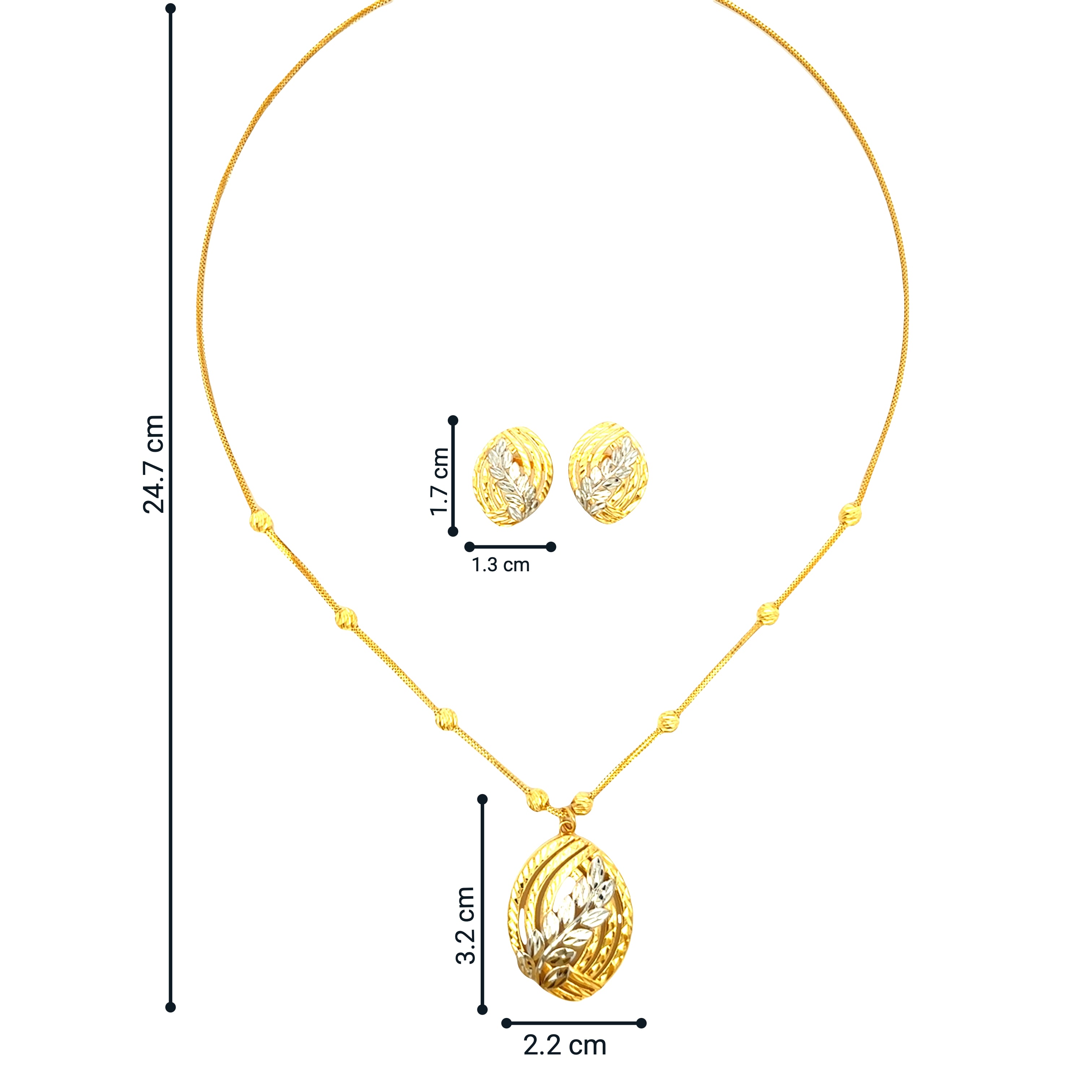 Gold Necklace Set