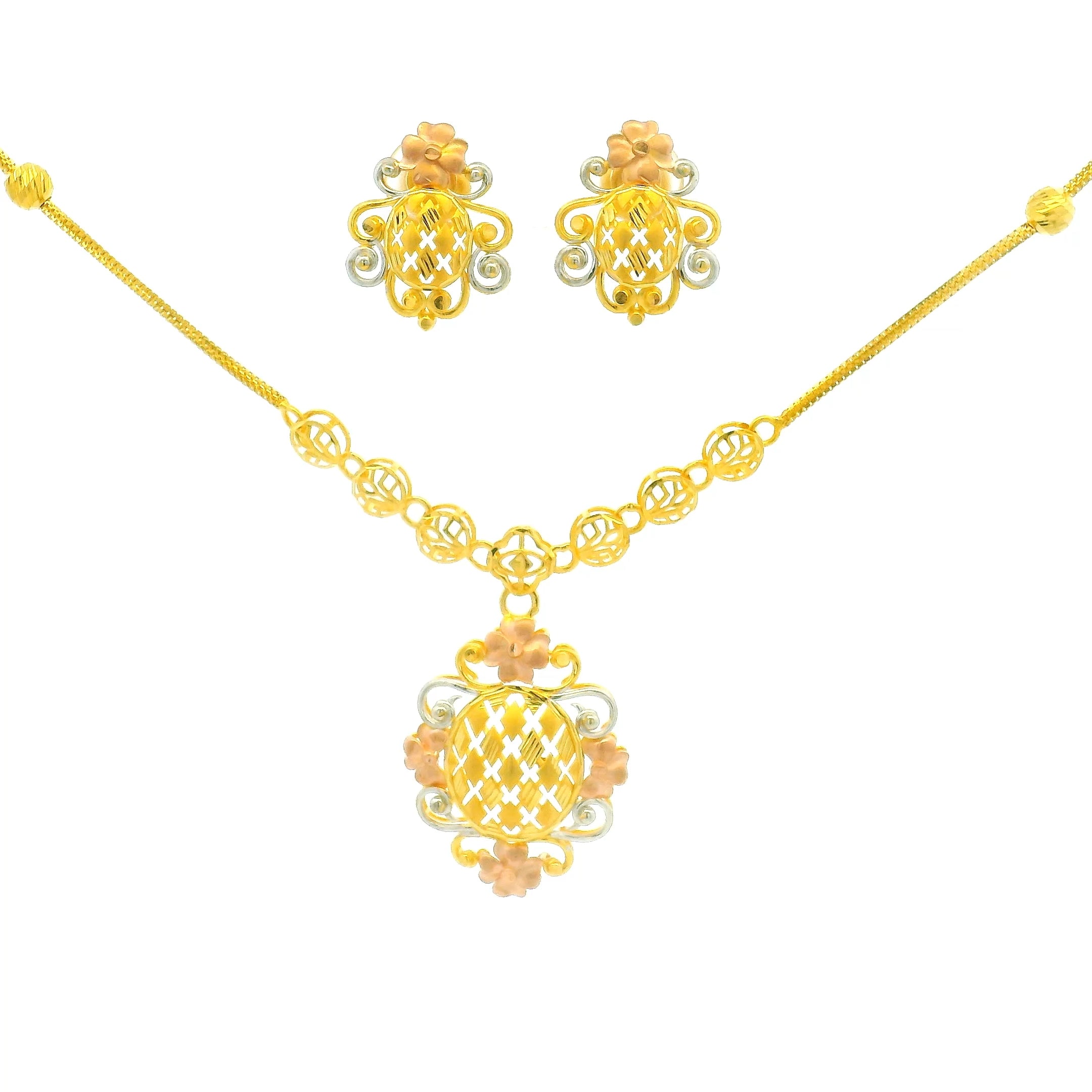 Gold Necklace Set