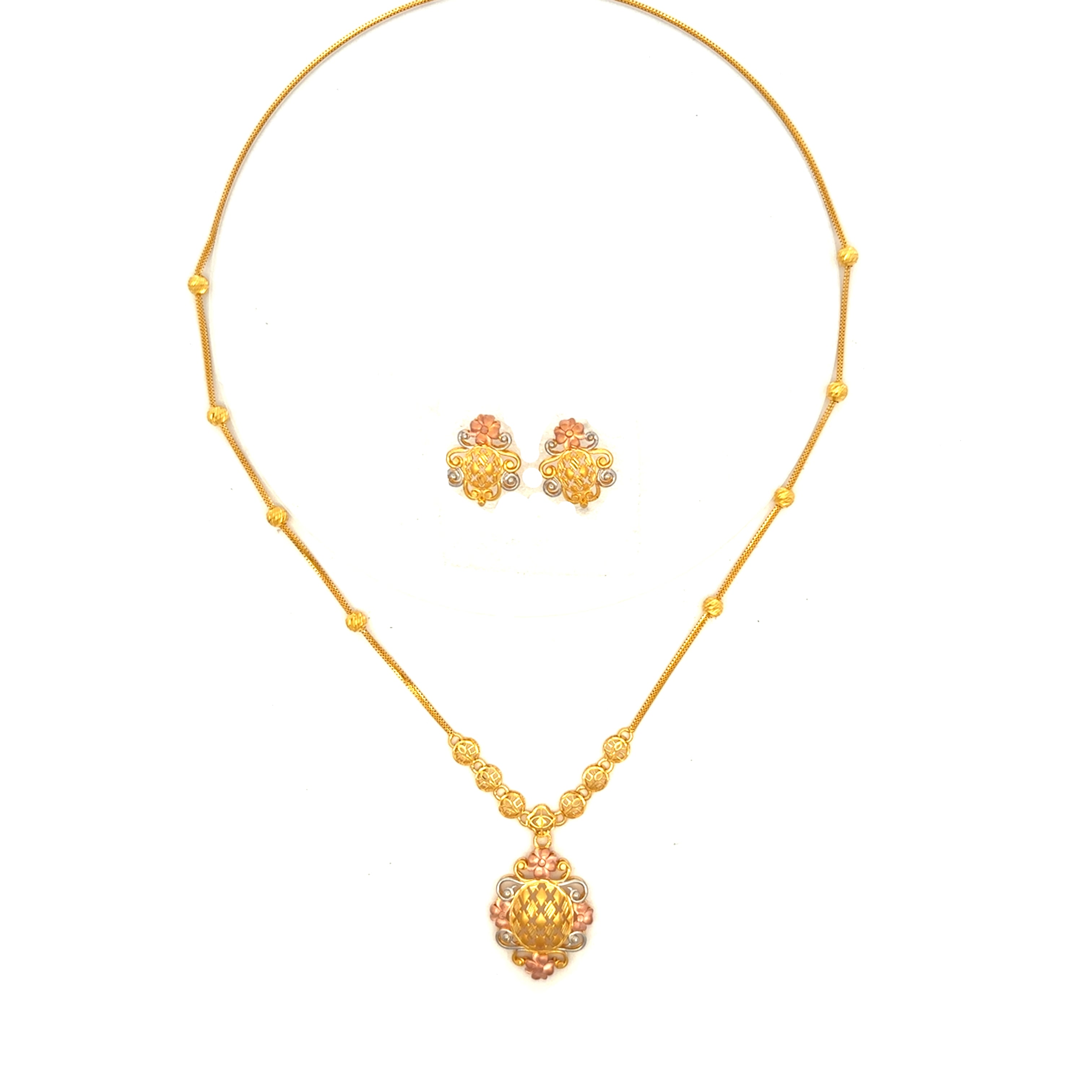 Gold Necklace Set