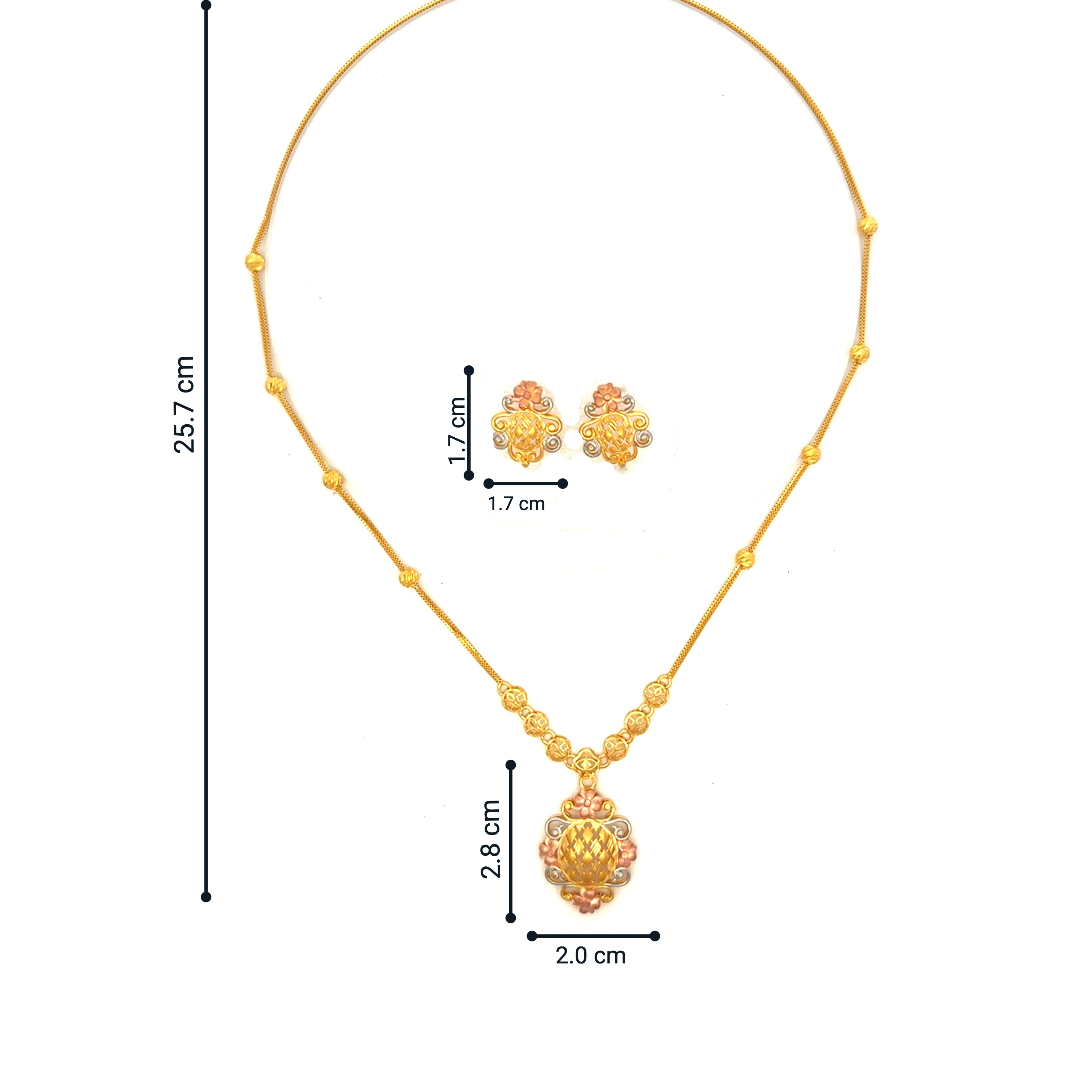 Gold Necklace Set