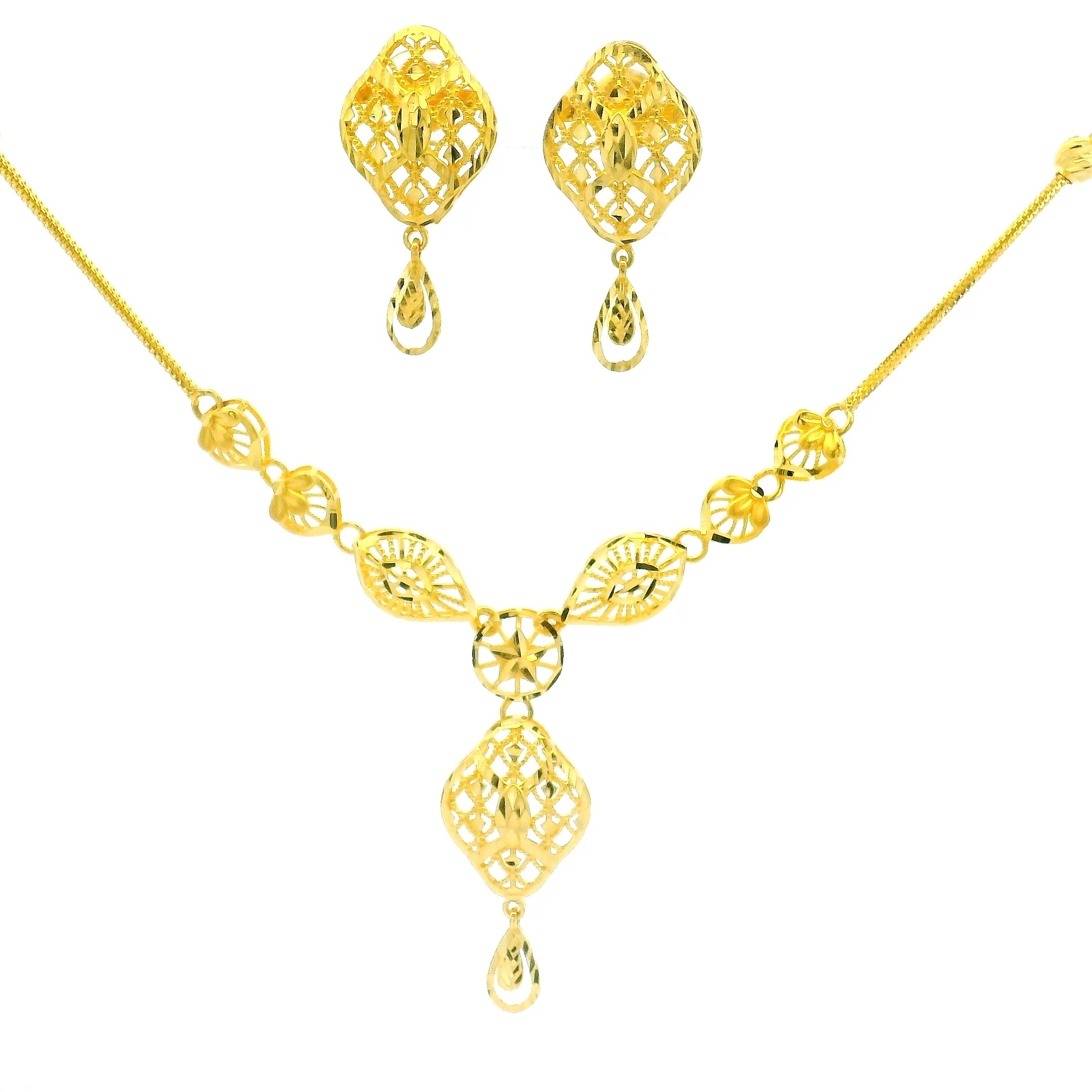 Gold Necklace Set