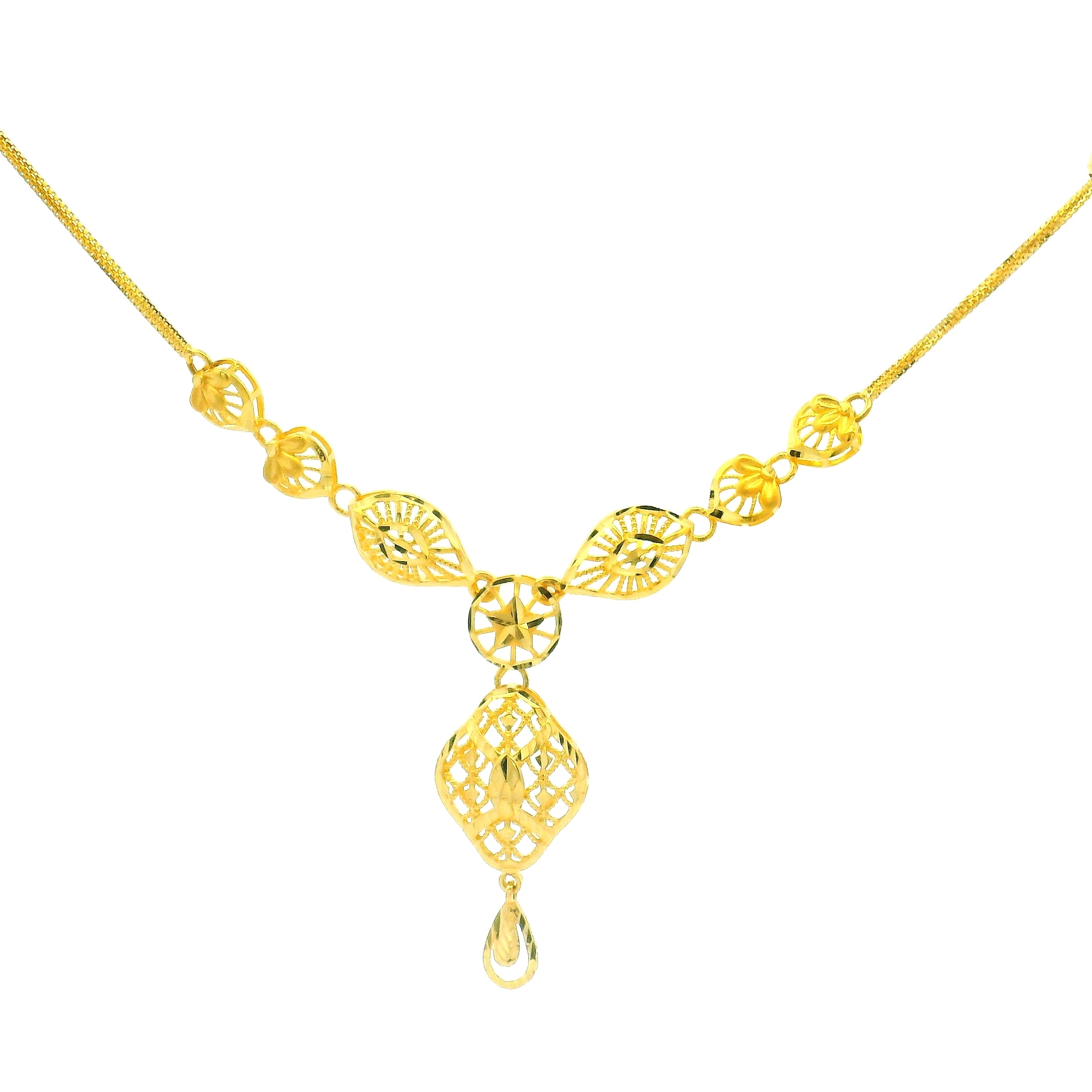 Gold Necklace Set