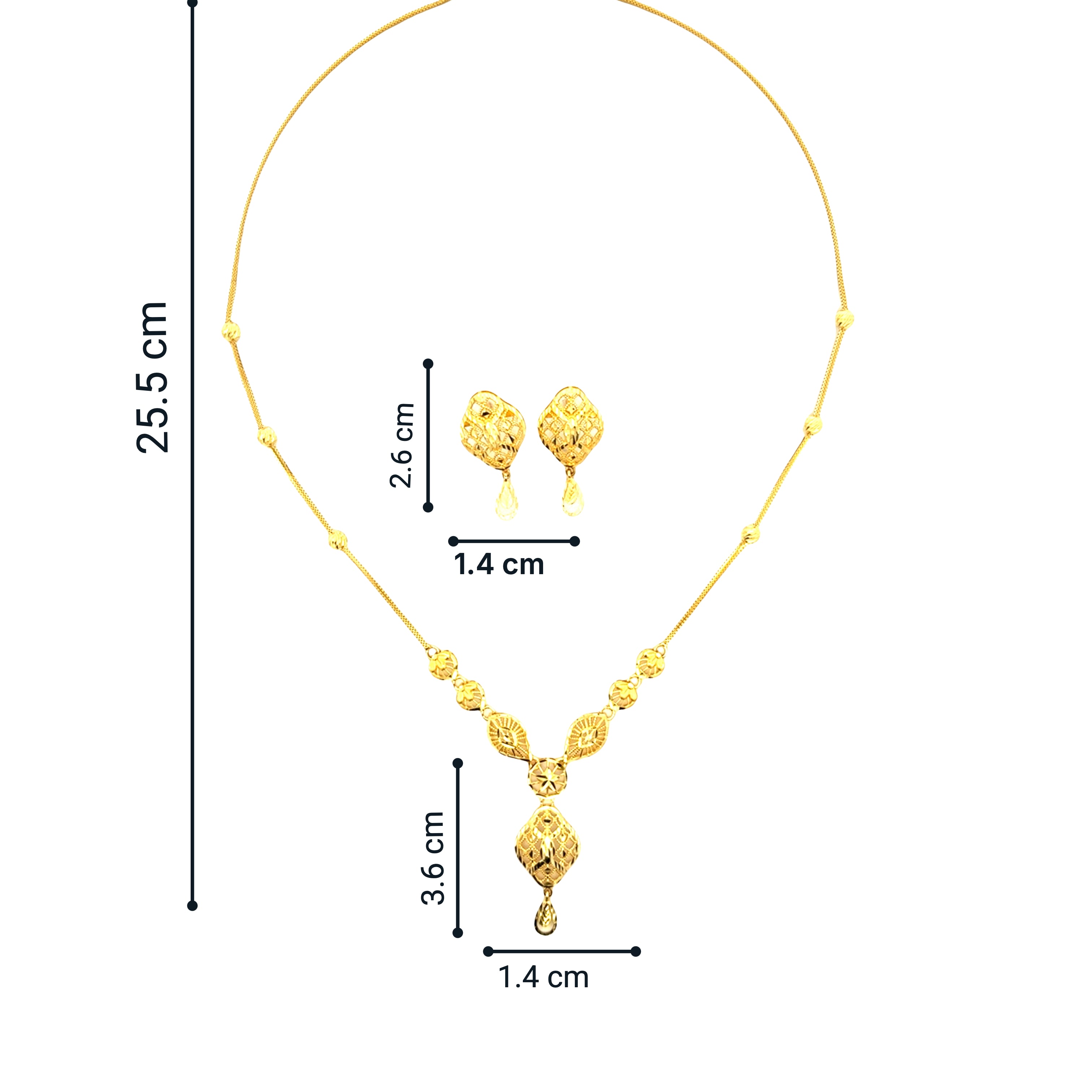 Gold Necklace Set