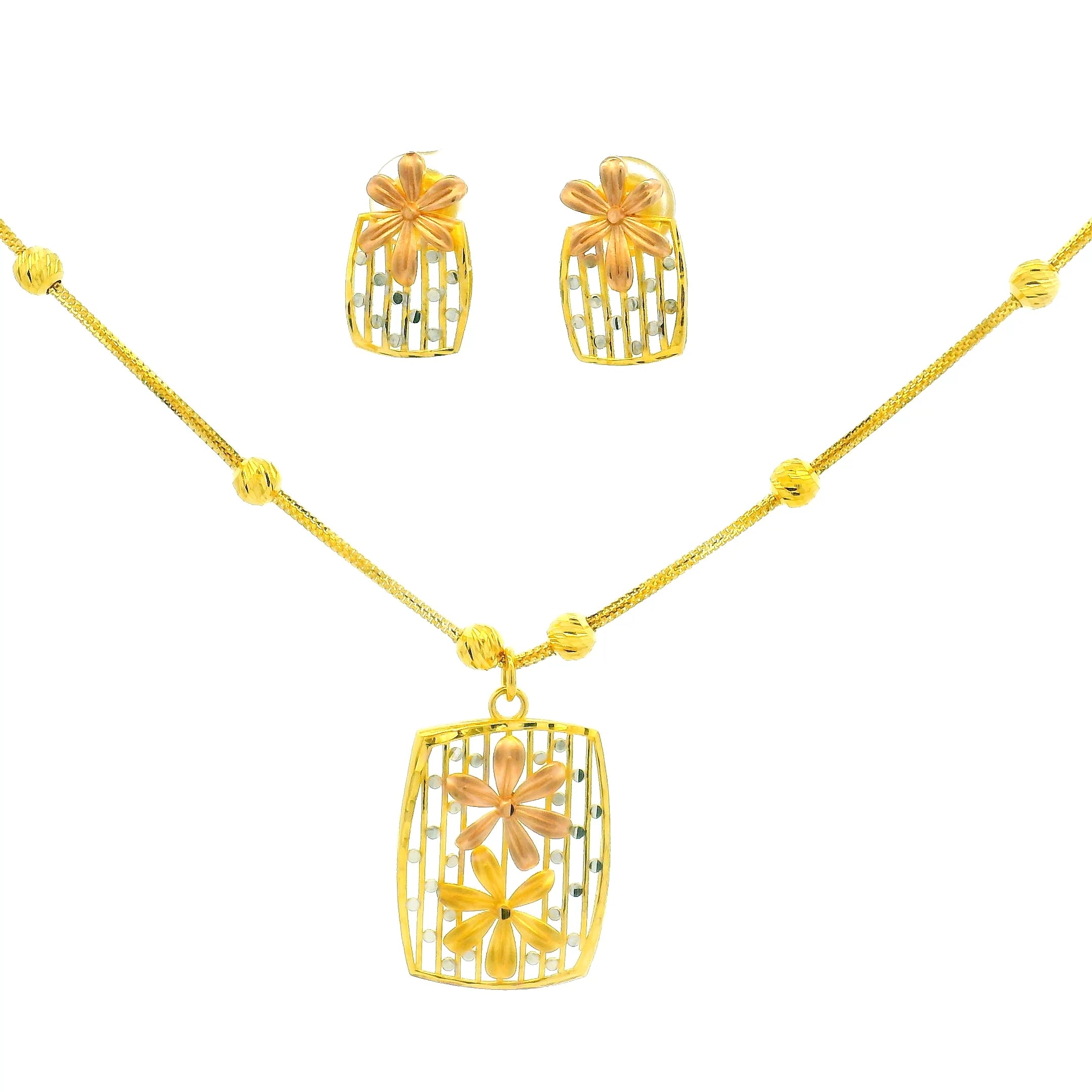 Gold Necklace Set