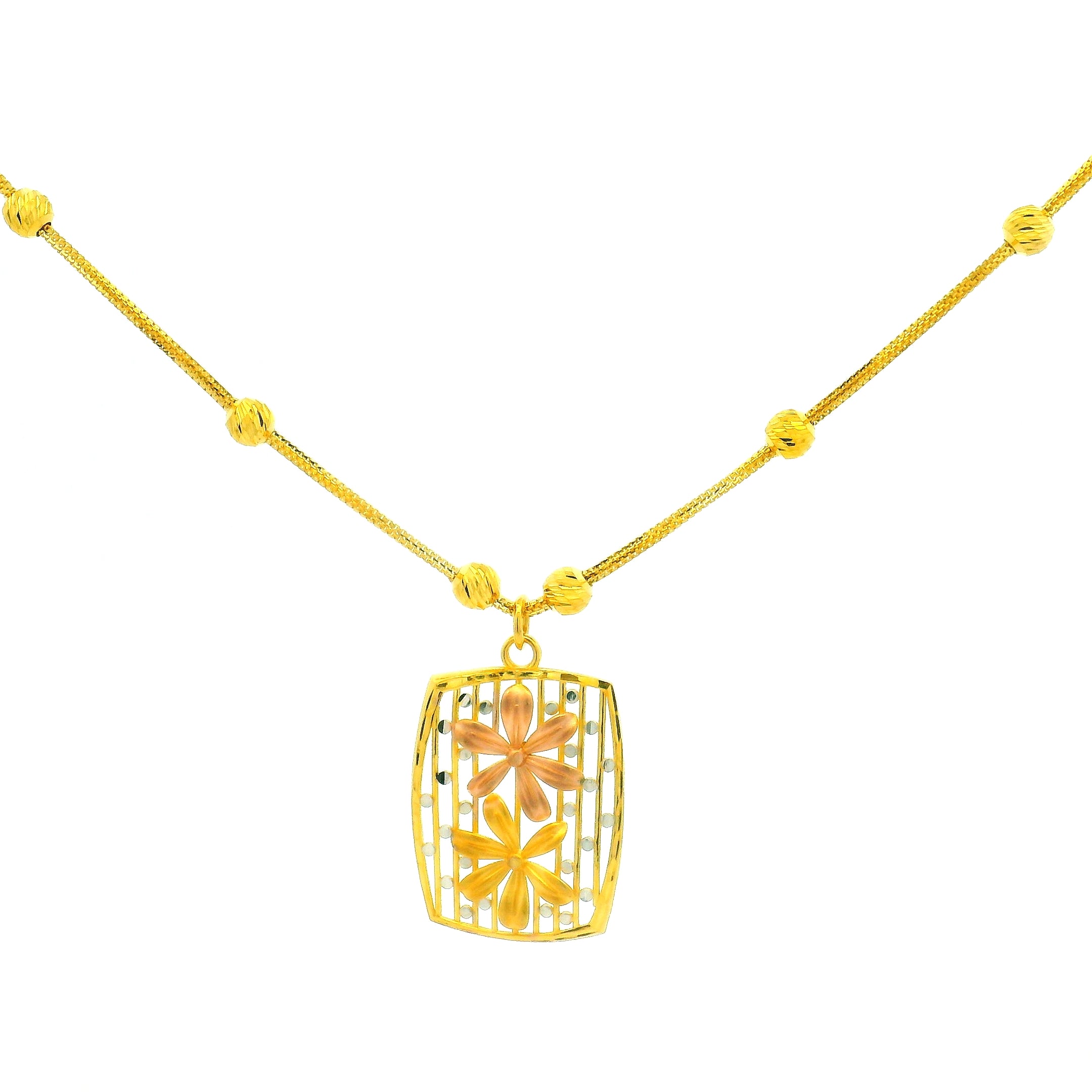 Gold Necklace Set