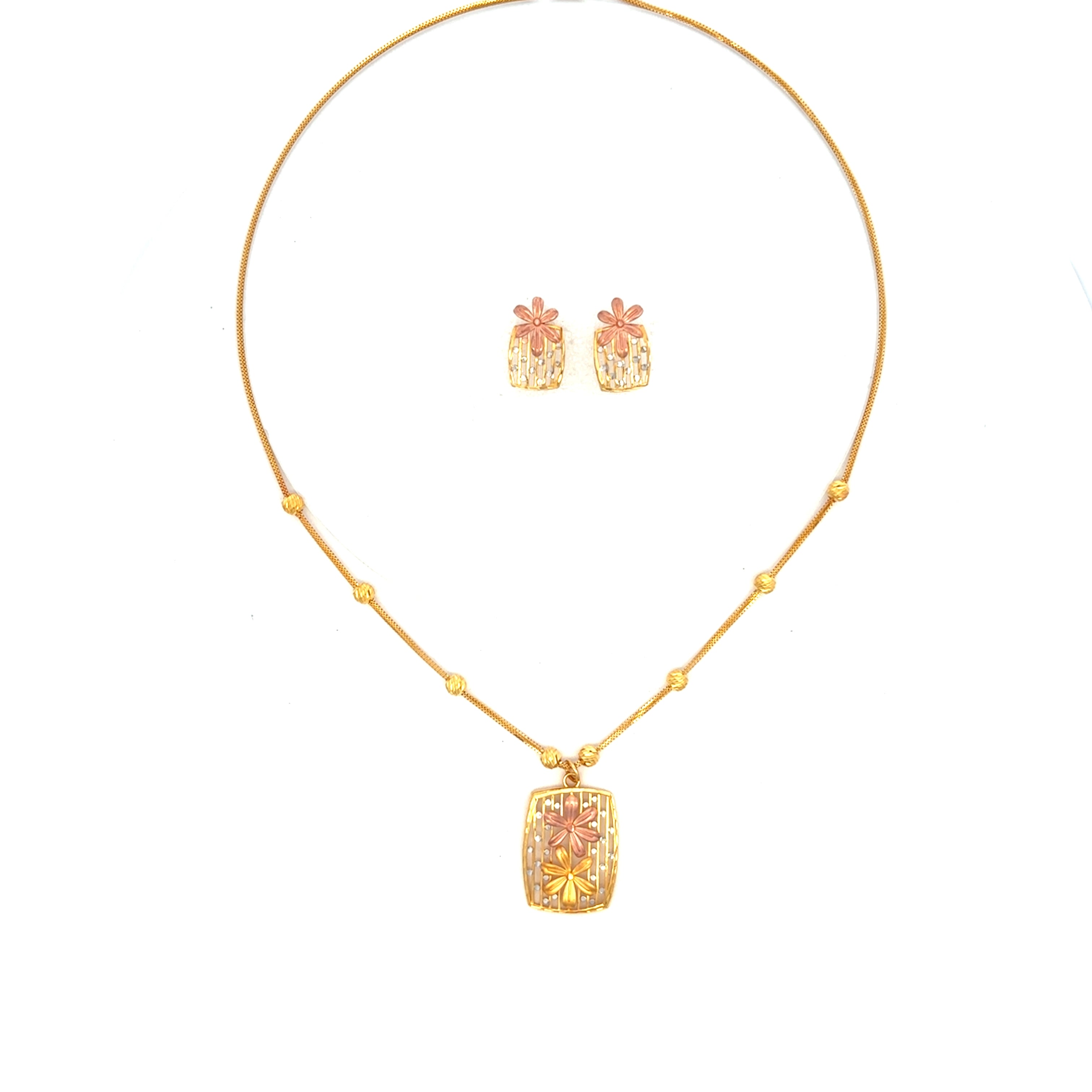 Gold Necklace Set