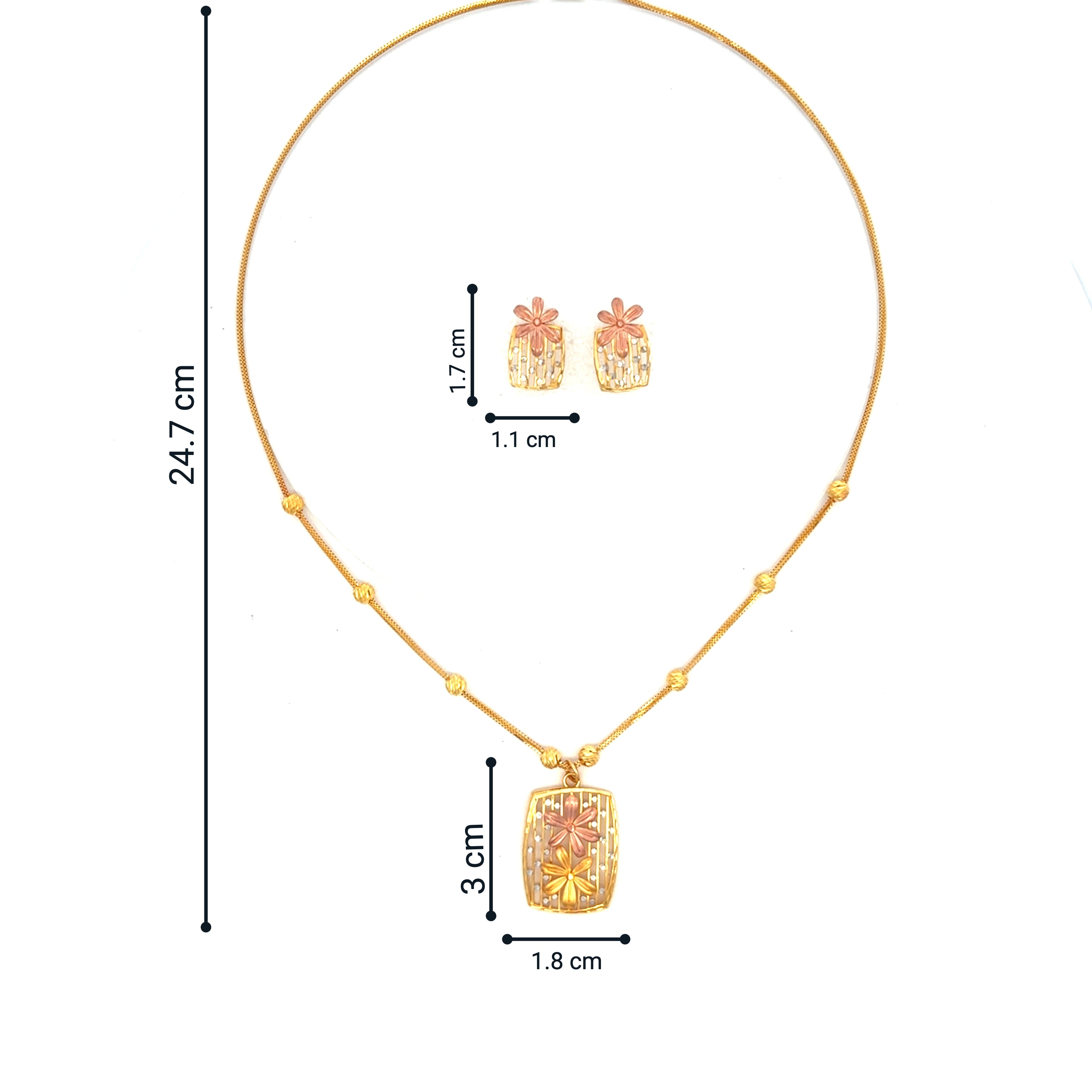 Gold Necklace Set