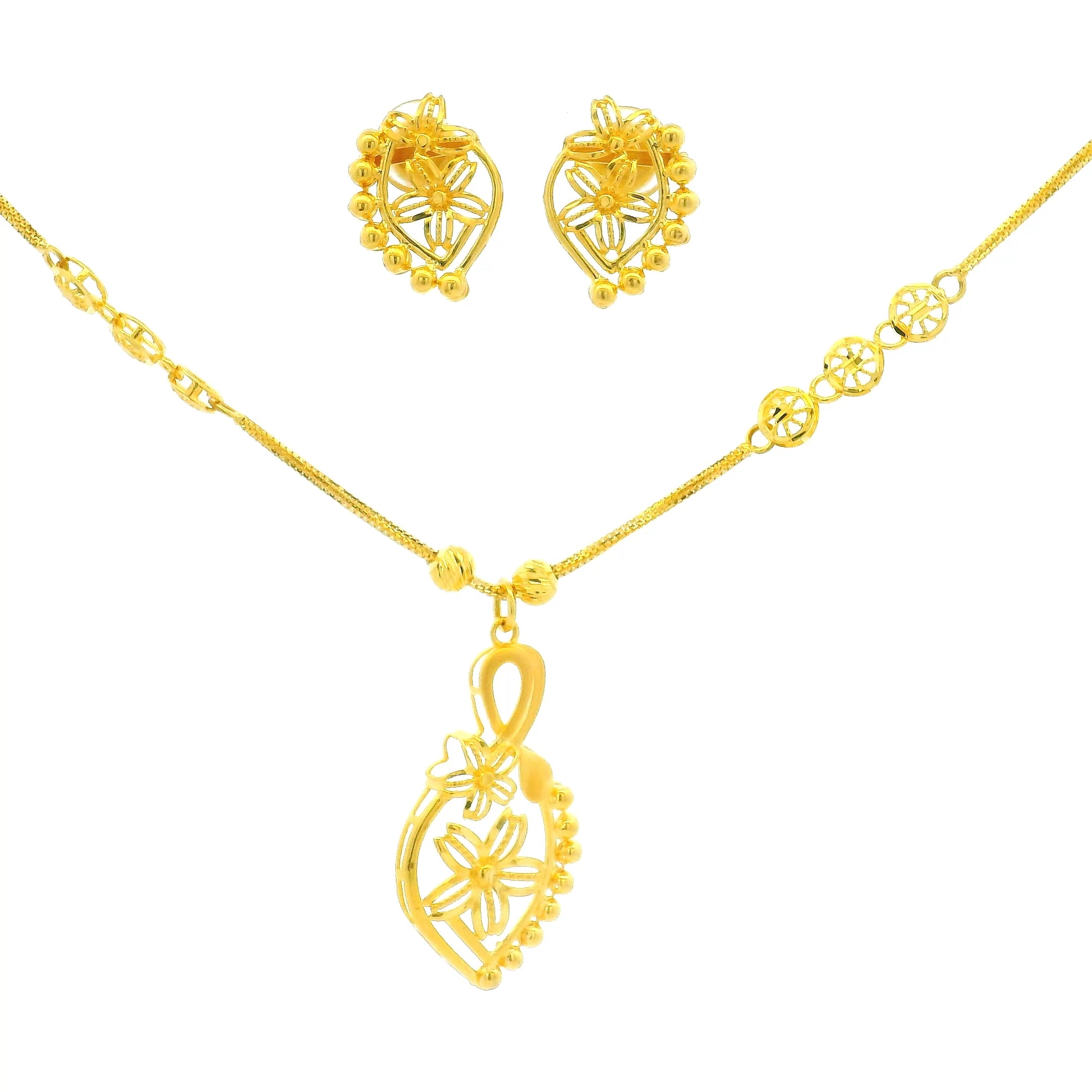 Gold Necklace Set