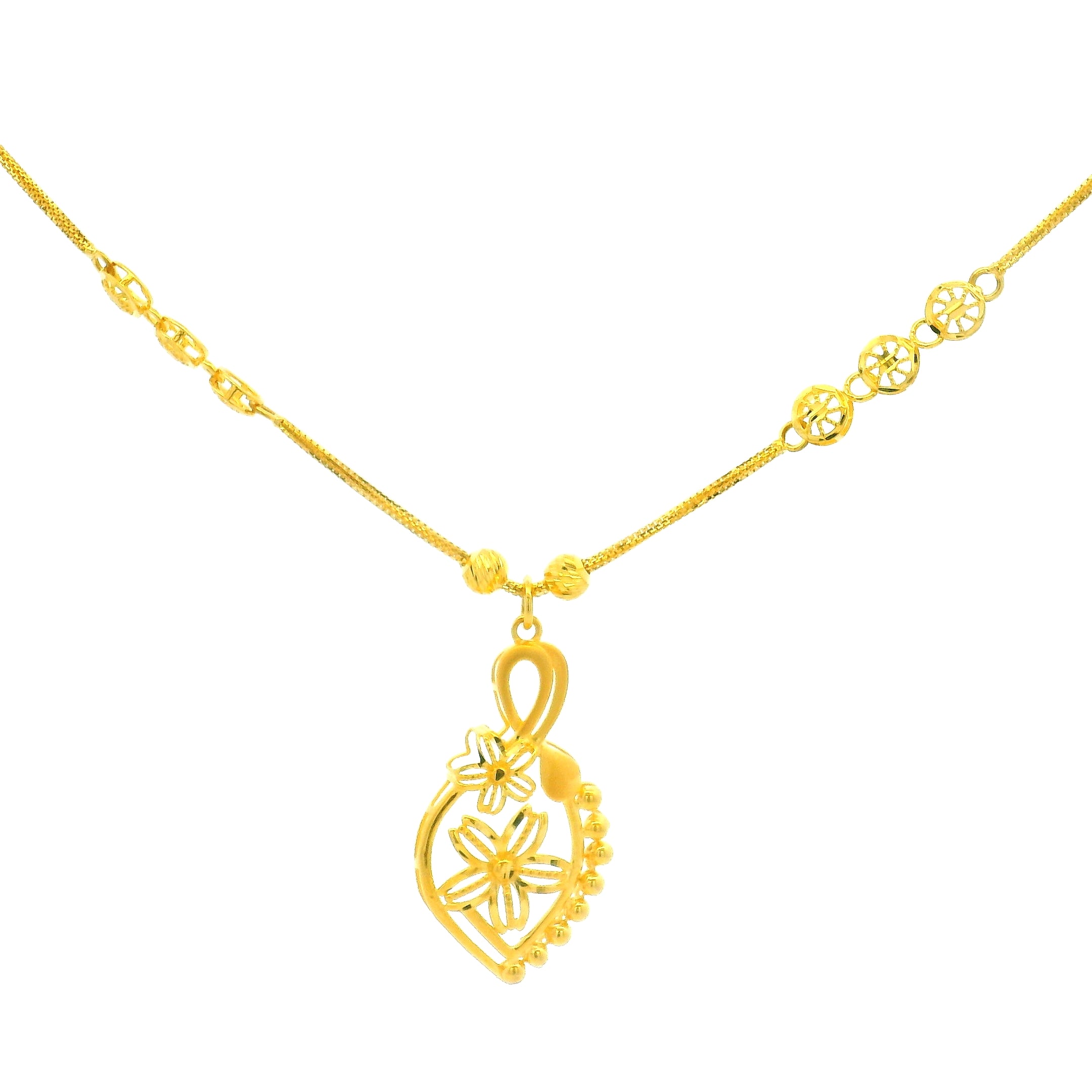 Gold Necklace Set