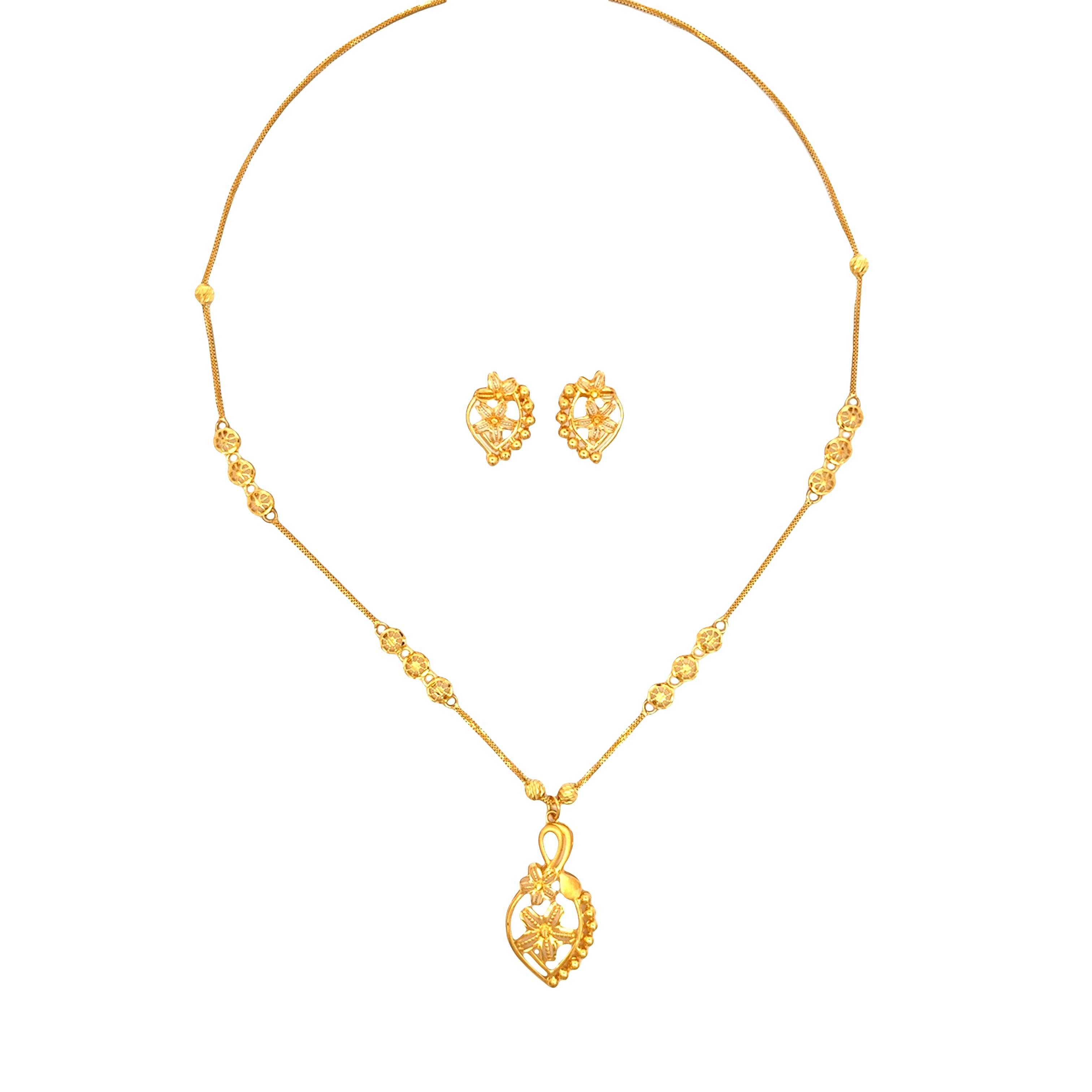 Gold Necklace Set