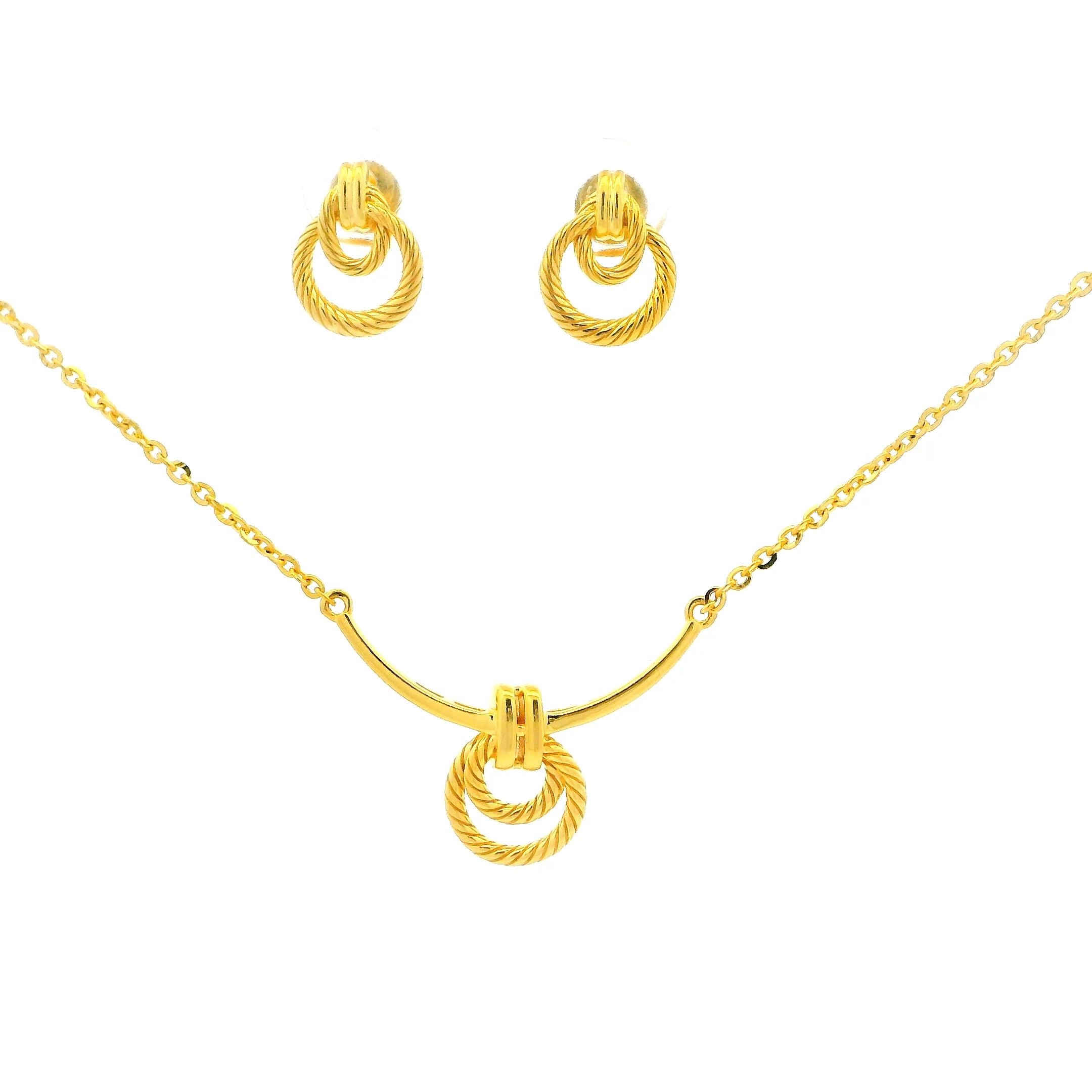 Gold Necklace Set