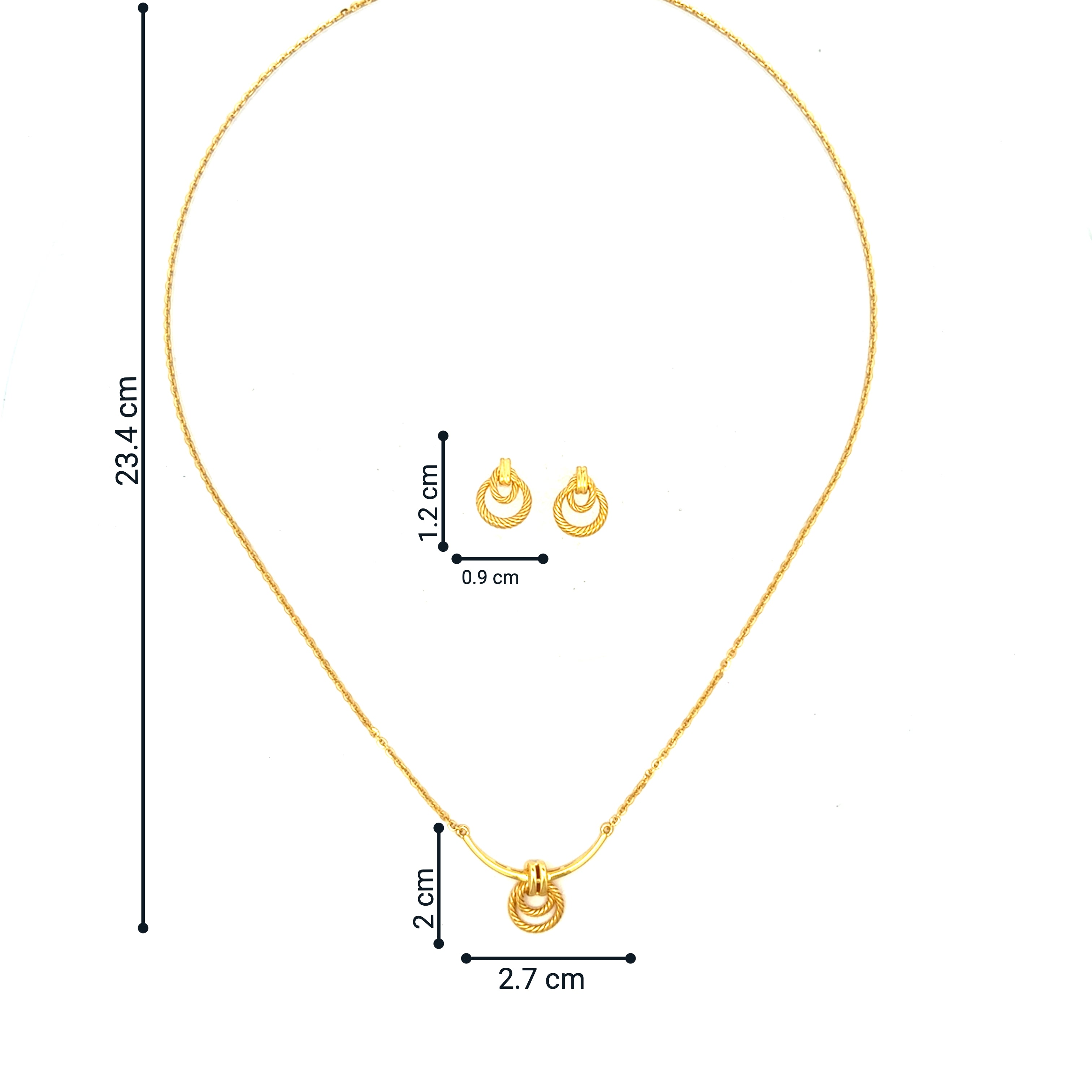 Gold Necklace Set