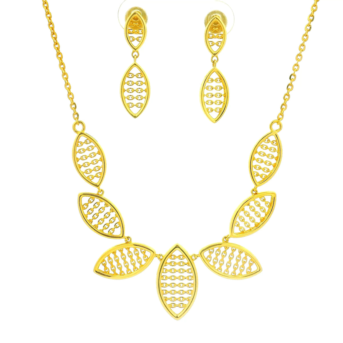 Gold Necklace Set