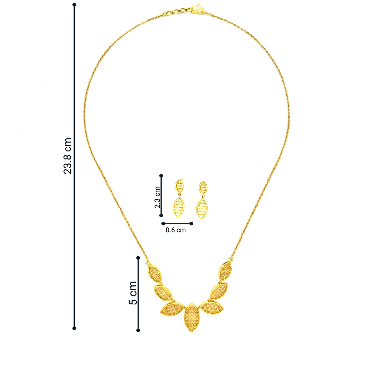 Gold Necklace Set