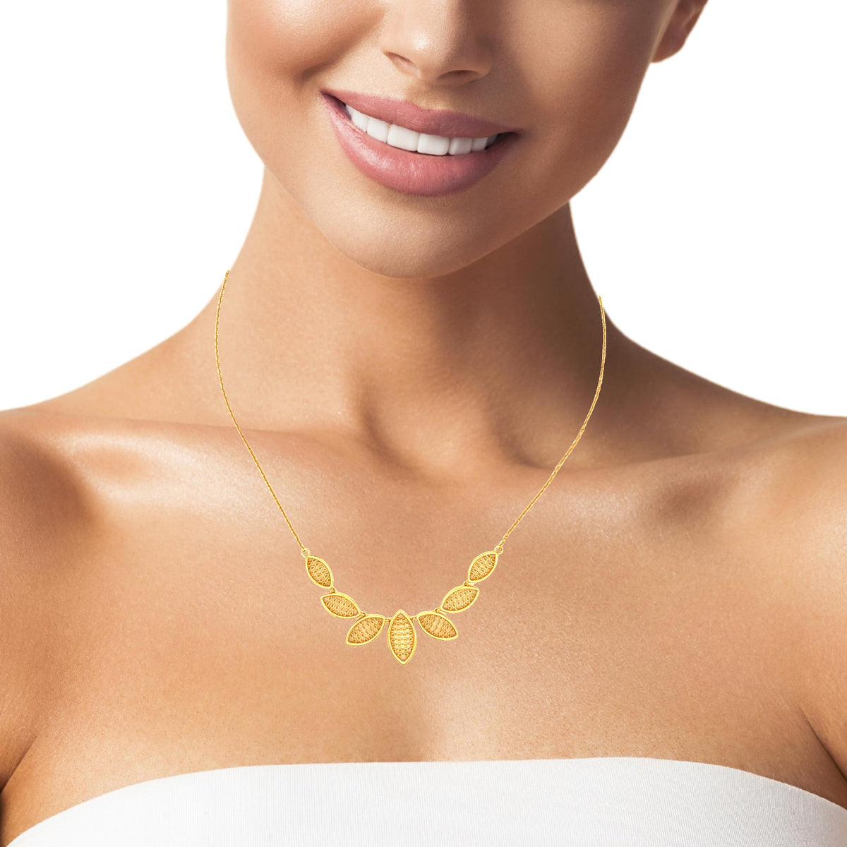 Gold Necklace Set