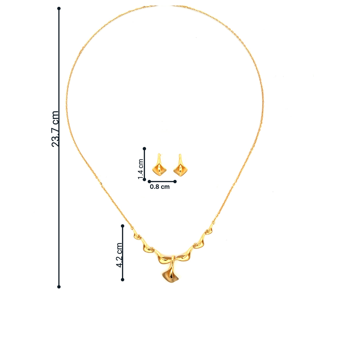 Gold Necklace Set