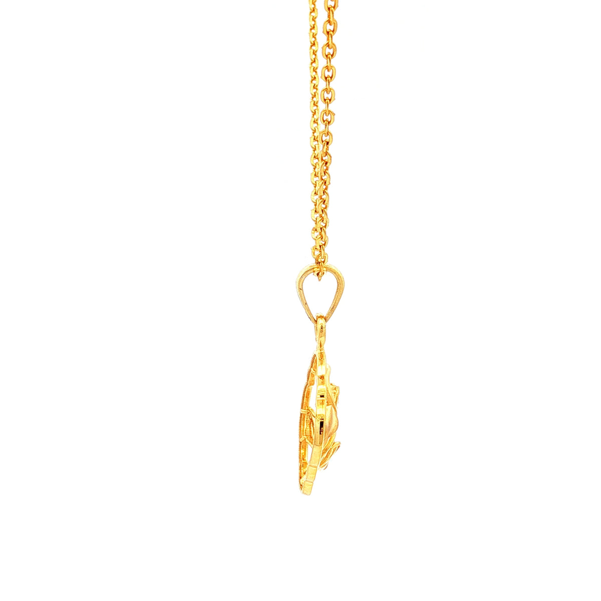 Floral Grace Gold Necklace