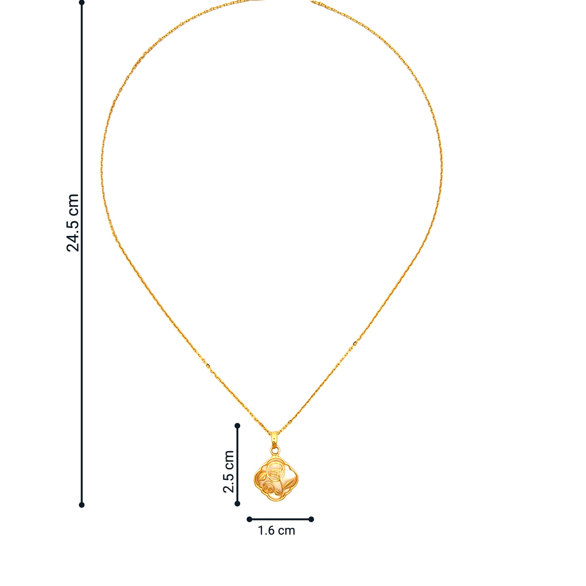 Floral Grace Gold Necklace