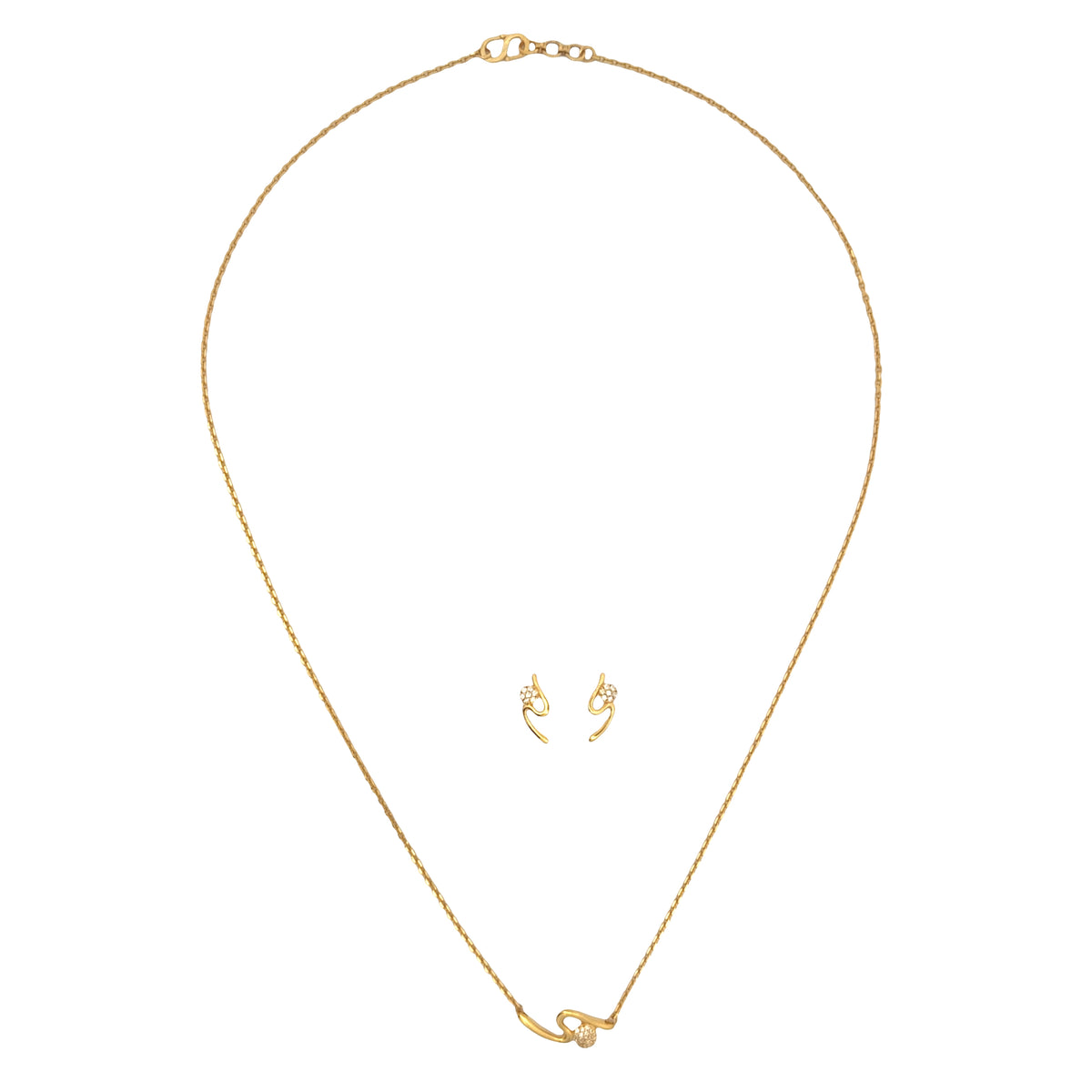 Gold Necklace Set