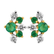Chroma Flora Bud 18K Diamond Stud Earrings