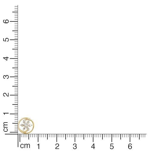 Radiant Flora 18K Gold Stud Earrings