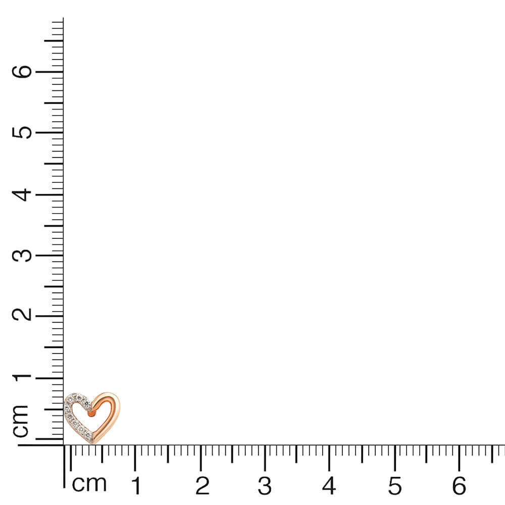 Gracefully Mini Heart Studs