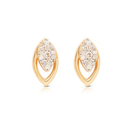 Vibrant 18K Rose Gold Studs for Stunning Look