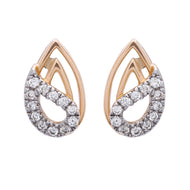 Marvelous Paisley 18K Diamond Studs