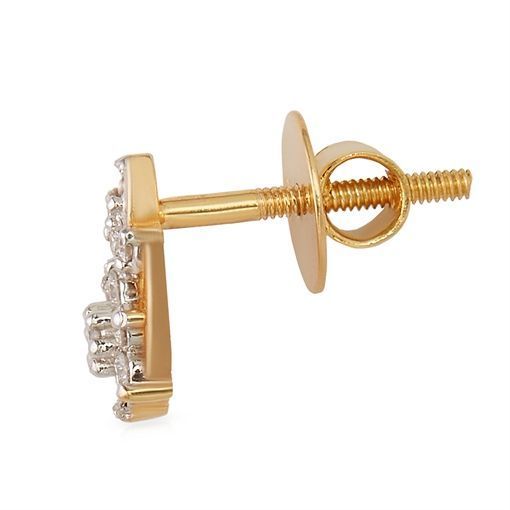 Alluring Starry 18K Studs for Dazzling Look