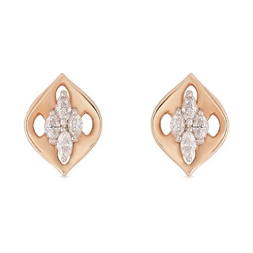 Contemporary Elegance 18K Studs for Daily Shine