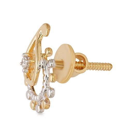 Paisley Grace 18K Diamond Stud Earrings