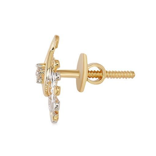 Paisley Grace 18K Diamond Stud Earrings